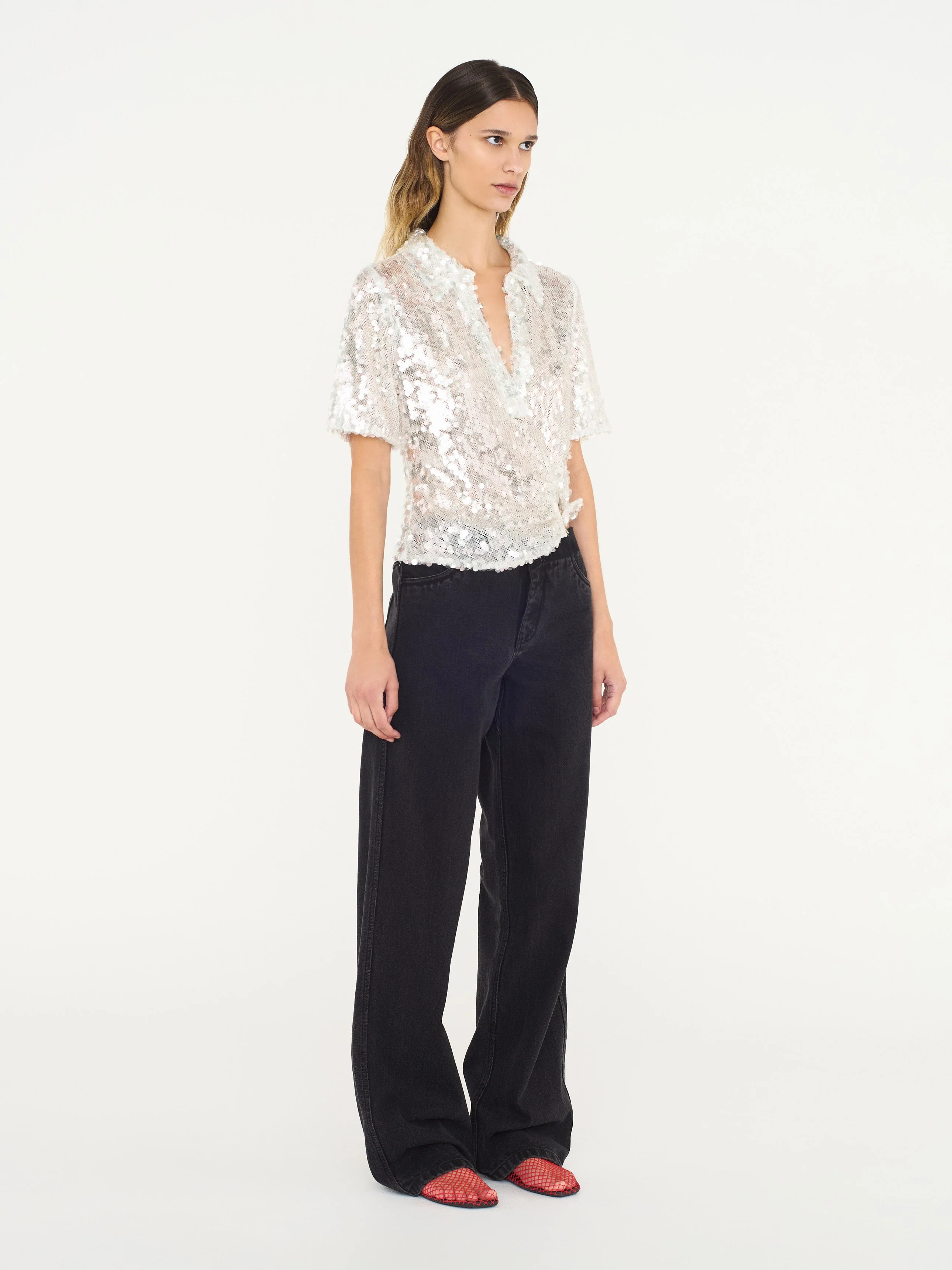 Christopher Esber - Opaline Sequin Polo - Image 3
