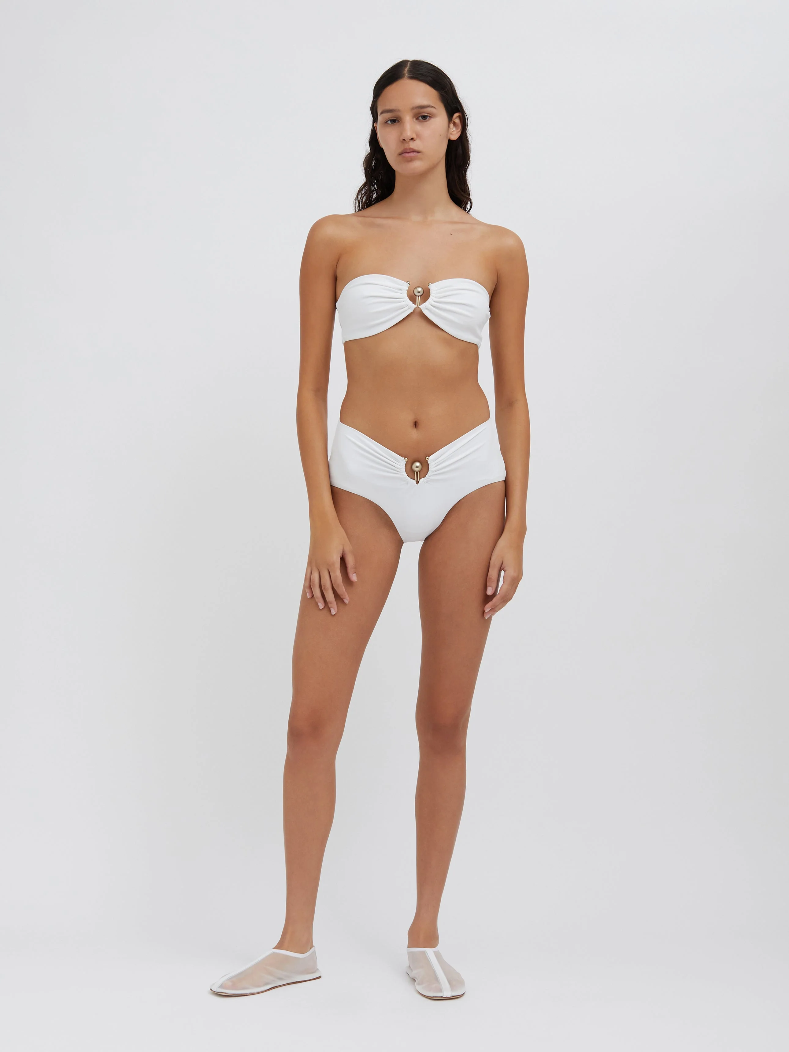 Christopher Esber - Orbit Ruched High Brief - Image 4