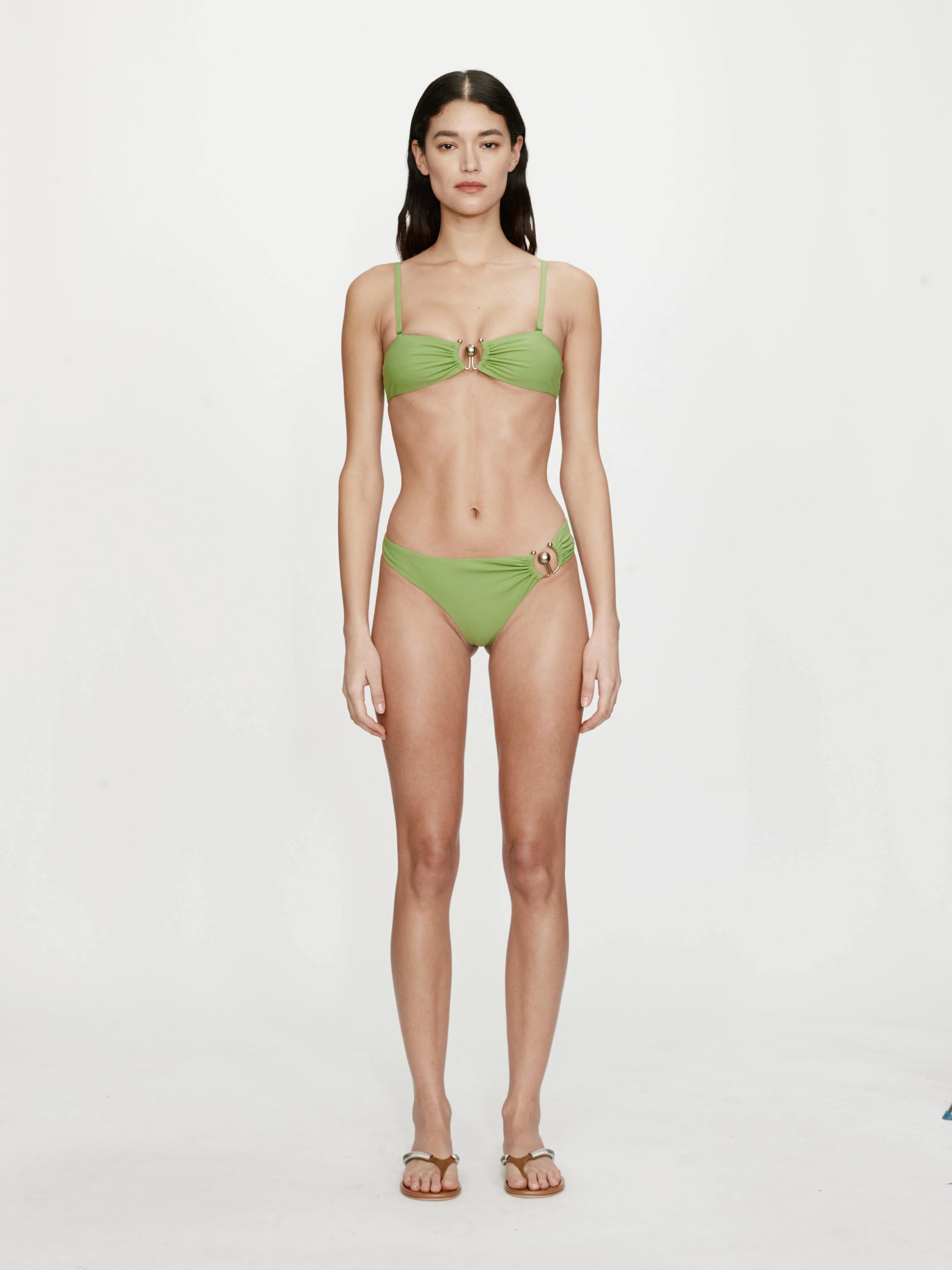 Christopher Esber - Orbit Side Ruched High Brief