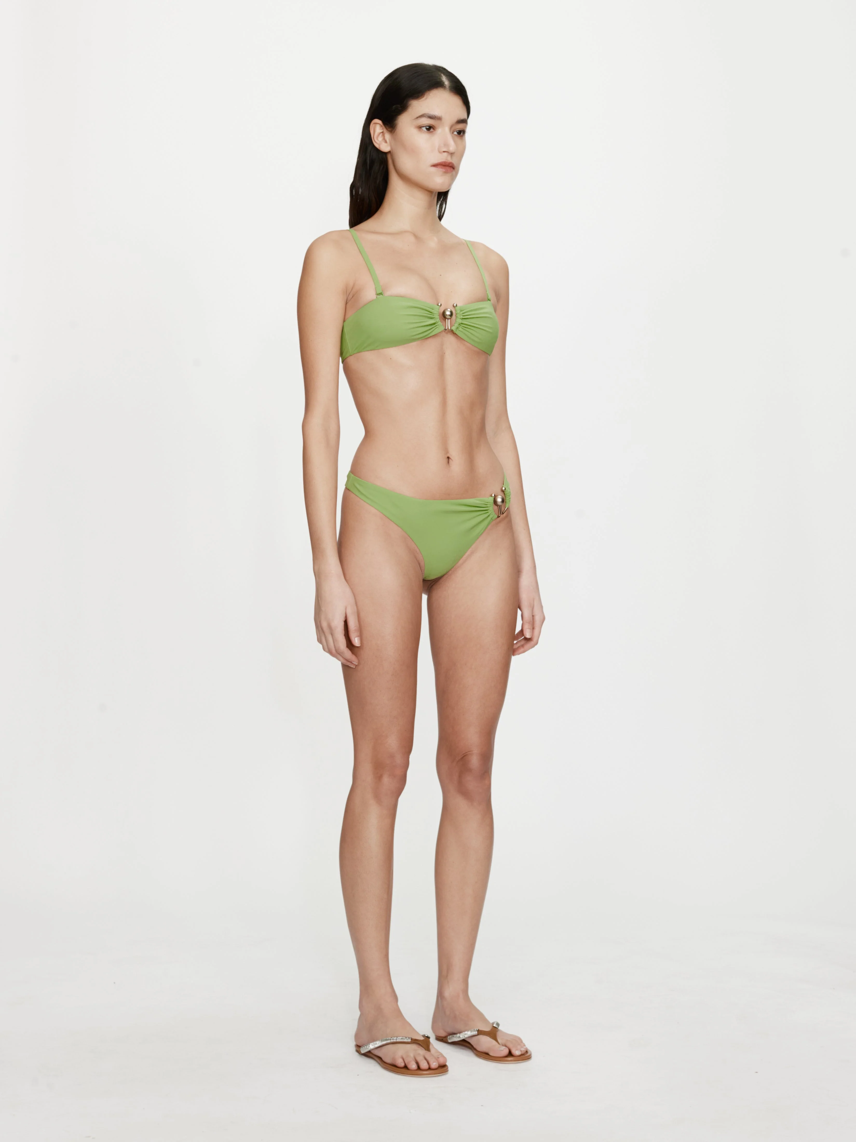 Christopher Esber - Orbit Side Ruched High Brief - Image 4