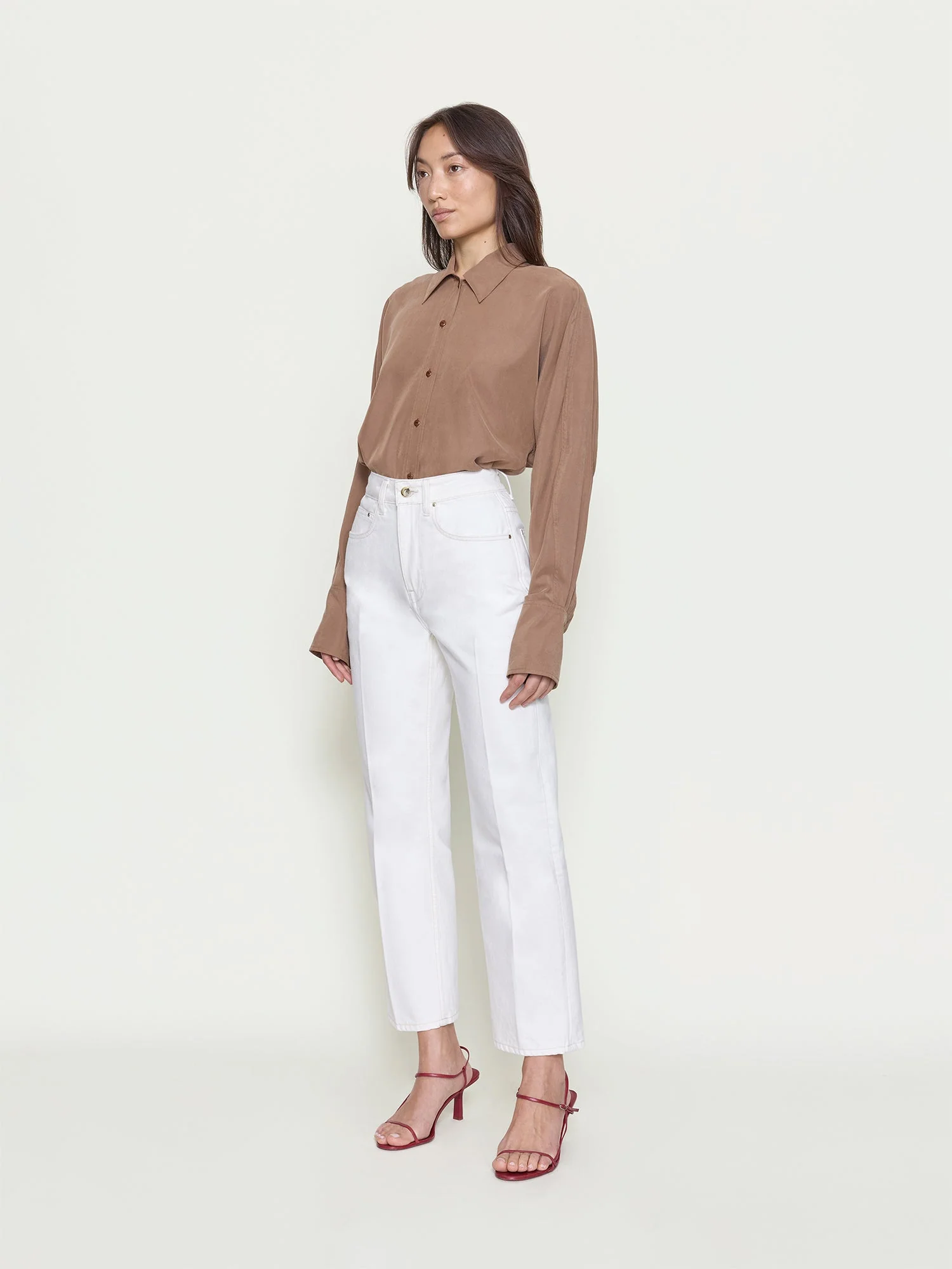 OSSOU - Drift Jean in Milk Wash - Image 3