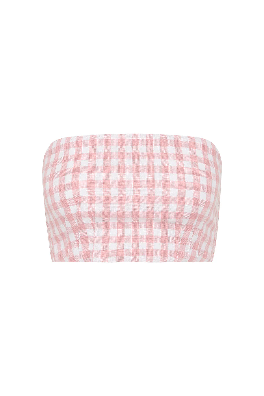 Posse - PAIGE BANDEAU - PINK GINGHAM - Image 6