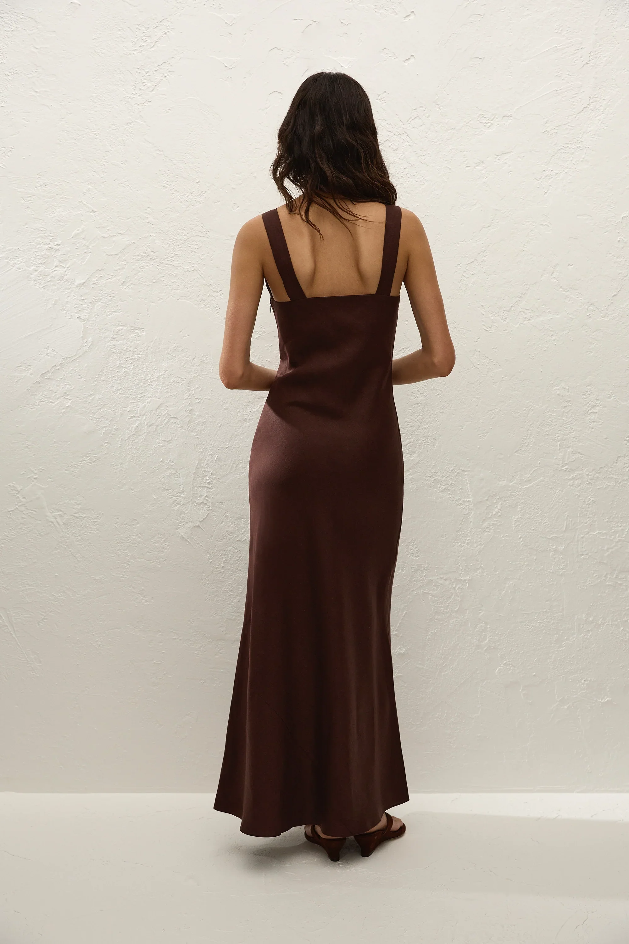 Faithfull - Paloma Maxi Dress Carob - Image 4