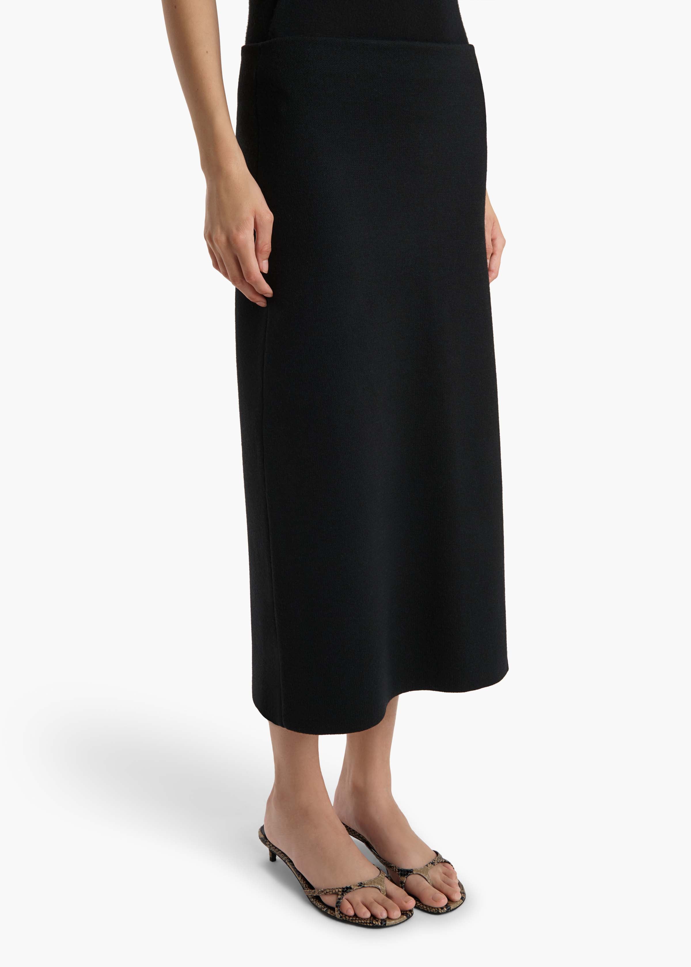Khaite - Patri Skirt in Black - Image 5