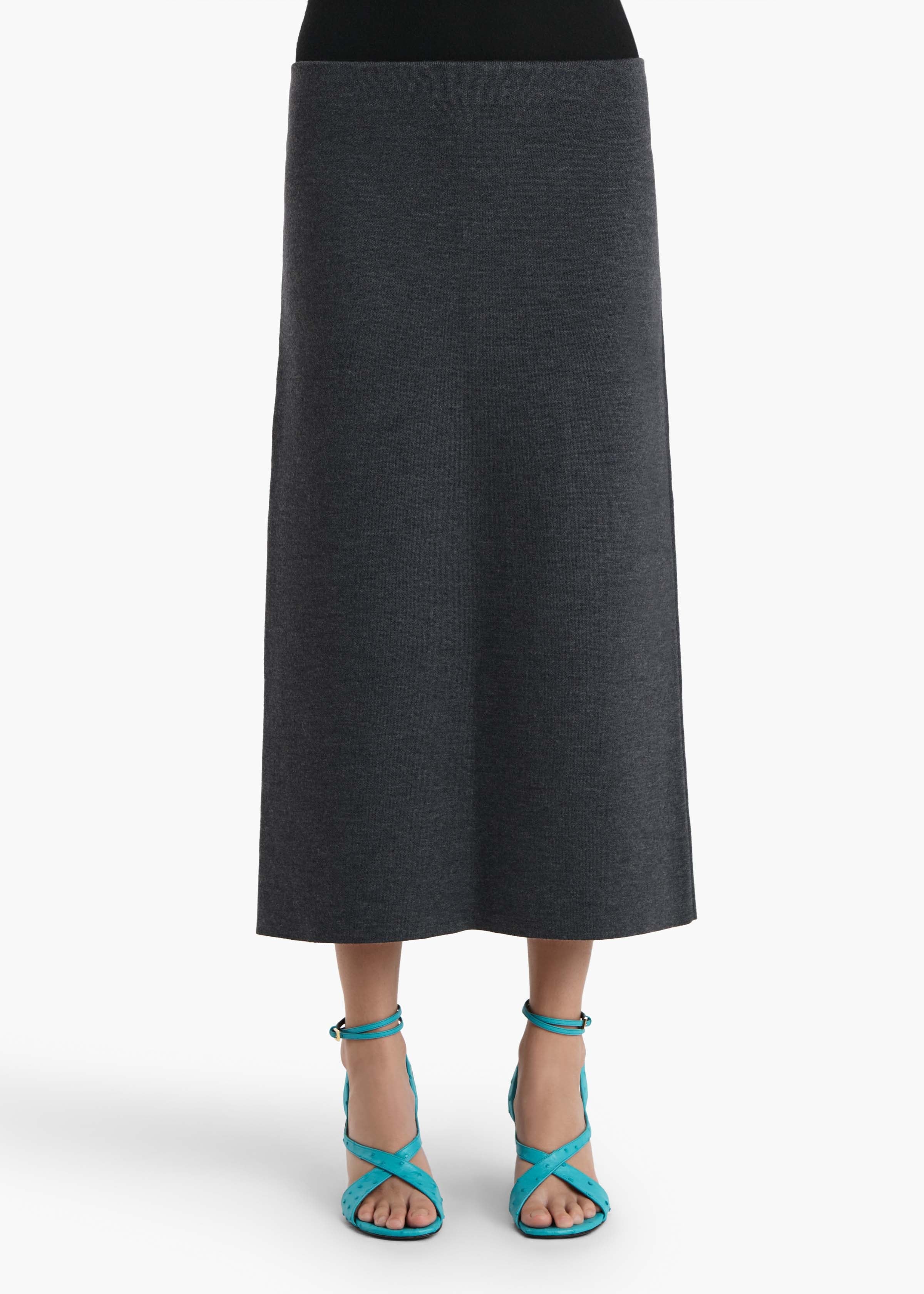 Khaite - Patri Skirt in Storm - Image 10