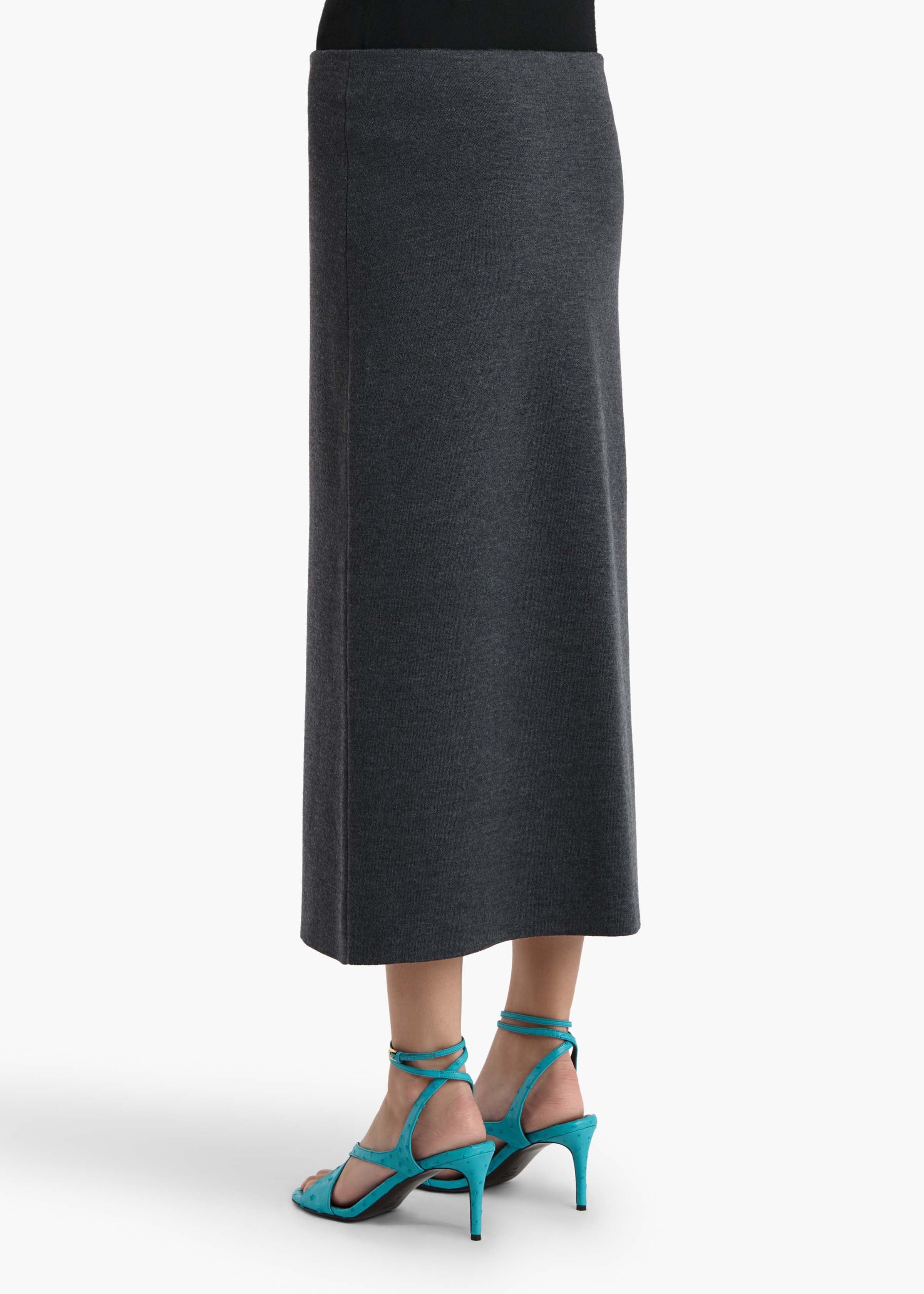 Khaite - Patri Skirt in Storm - Image 11