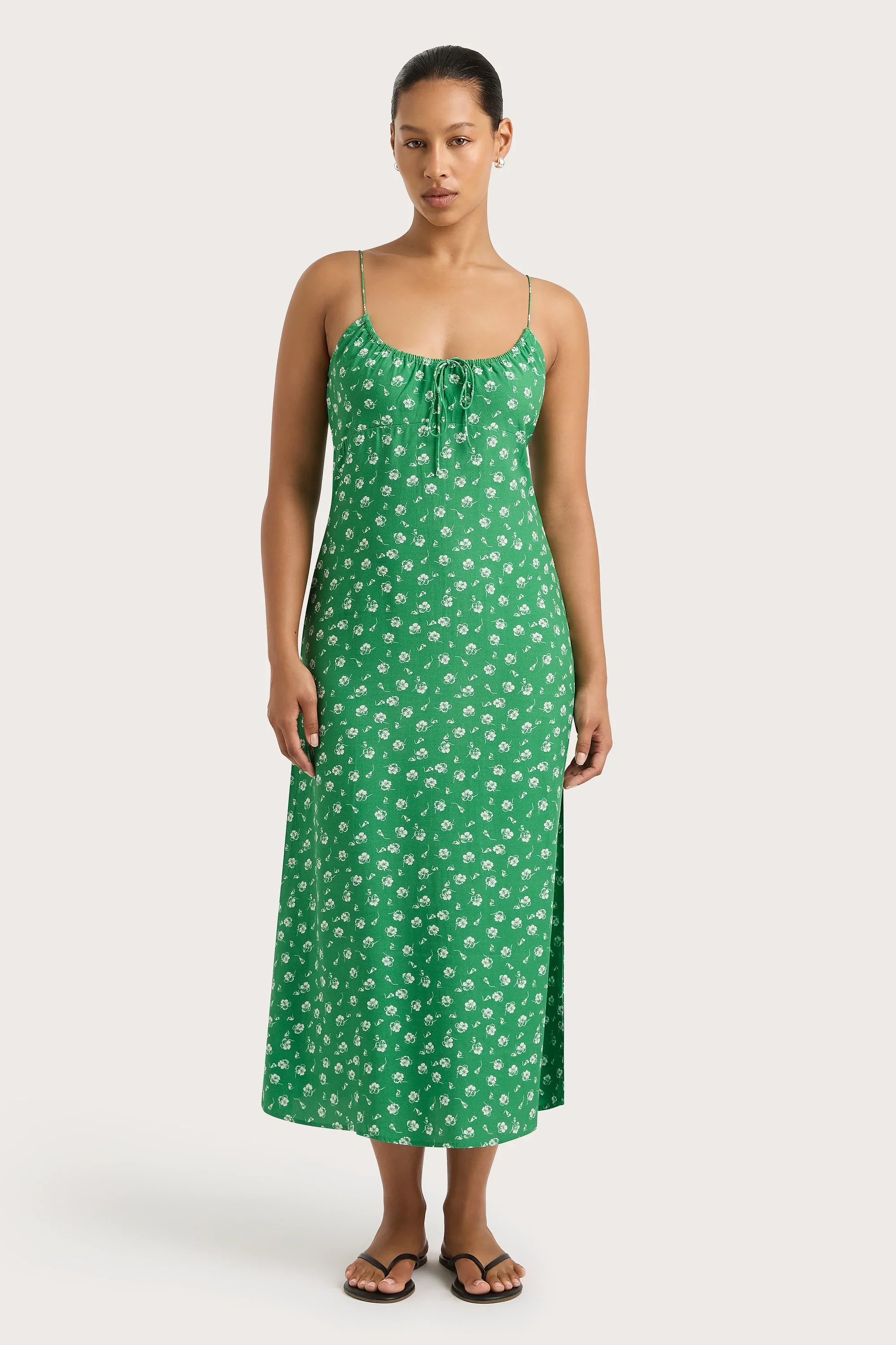 Faithfull - Pau Midi Dress Green - Final Sale