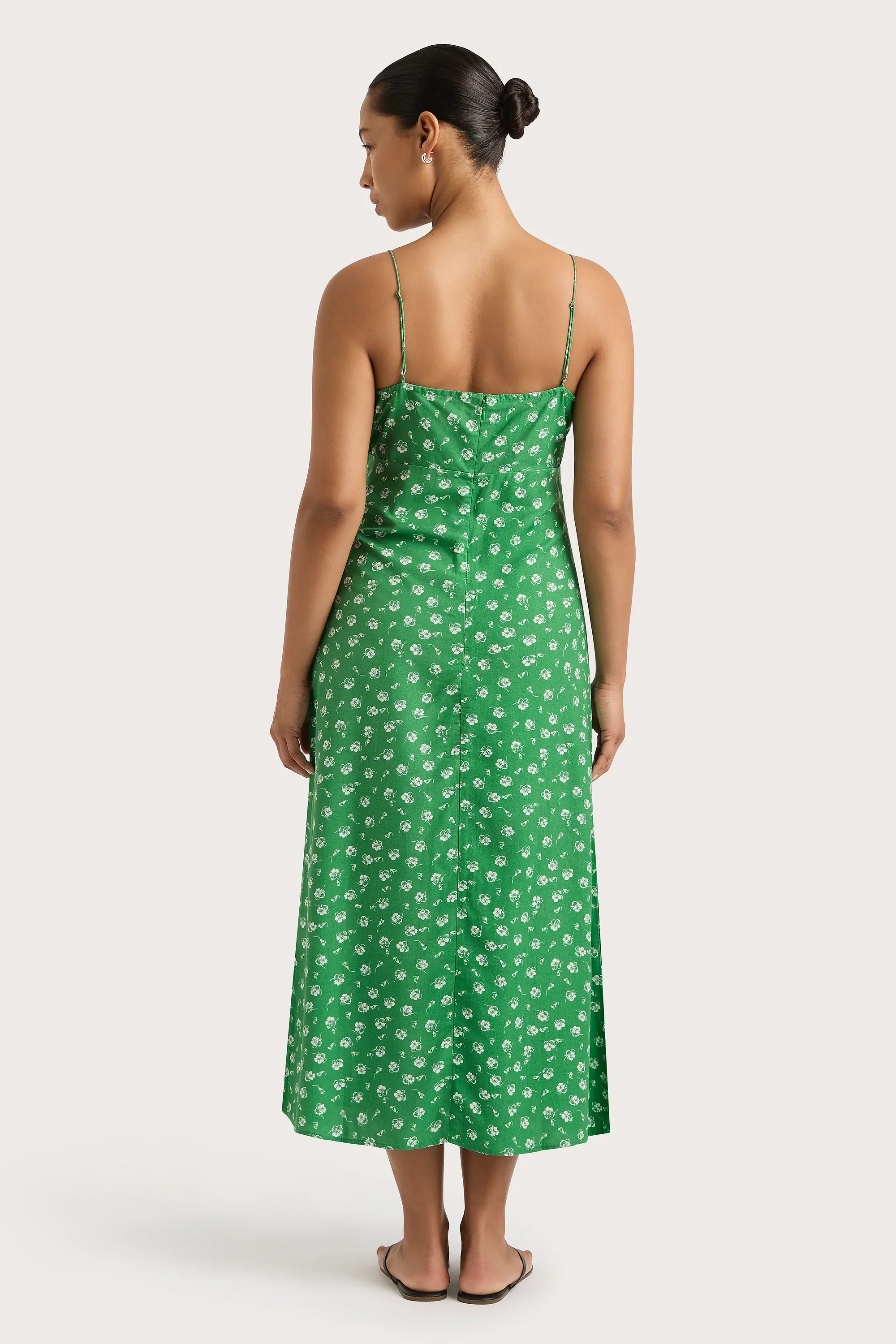 Faithfull - Pau Midi Dress Green - Final Sale - Image 4