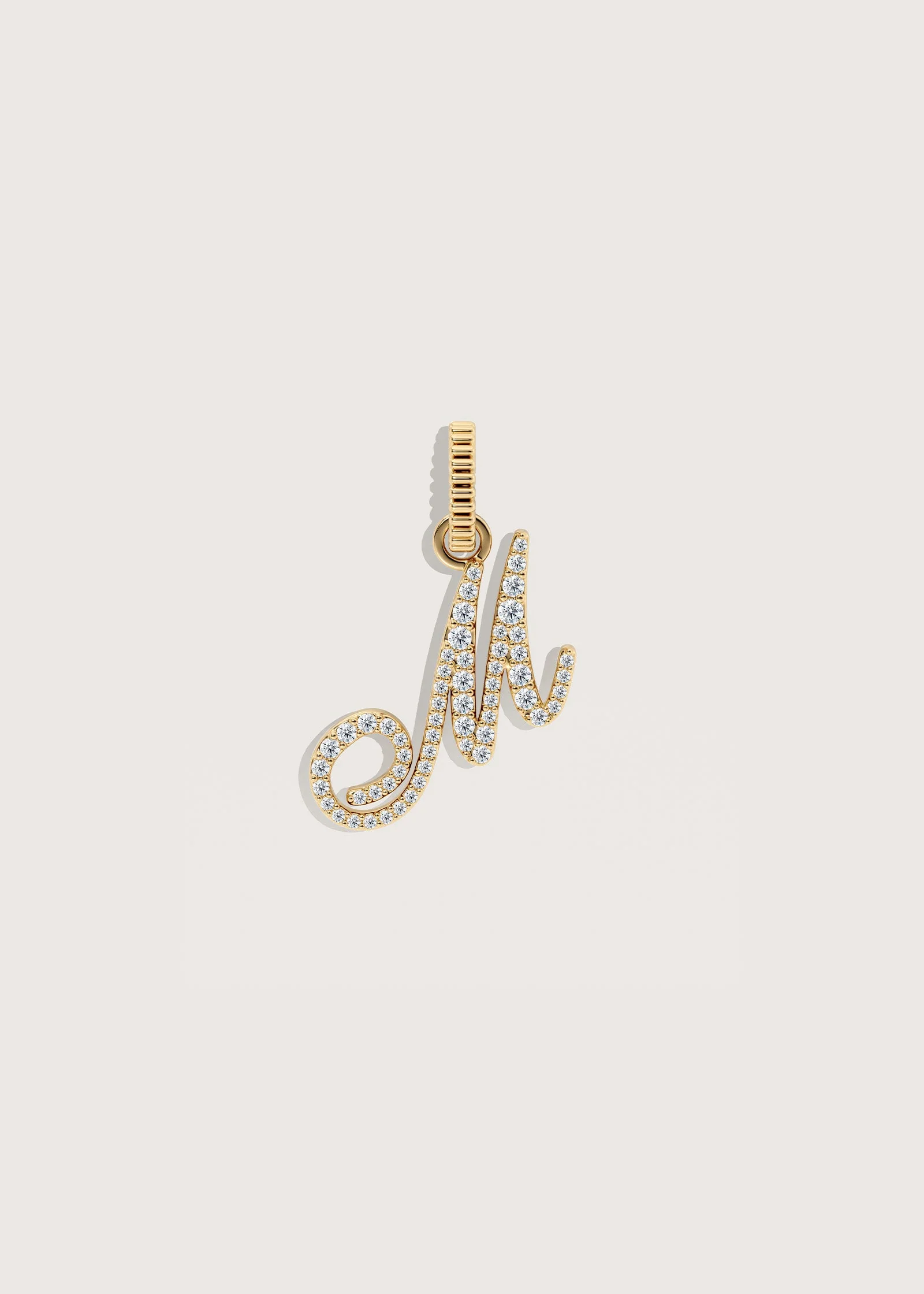 Kinn - Pave Love Letter Charm Pendant - Image 11