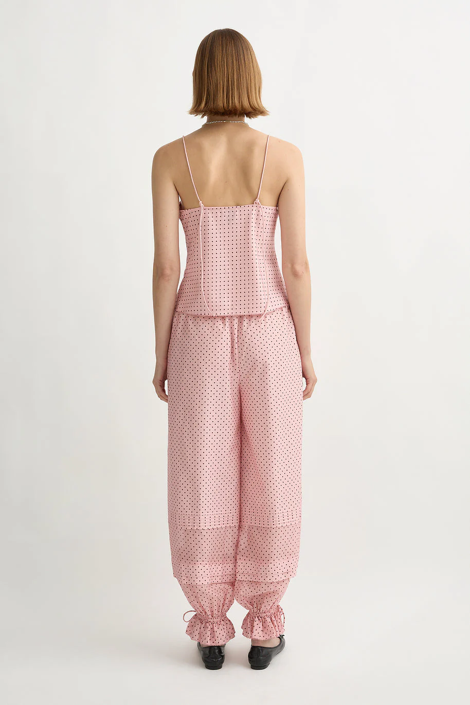 Posse - PEARL CAMI - BERRY CHOC POLKA DOT - Image 4