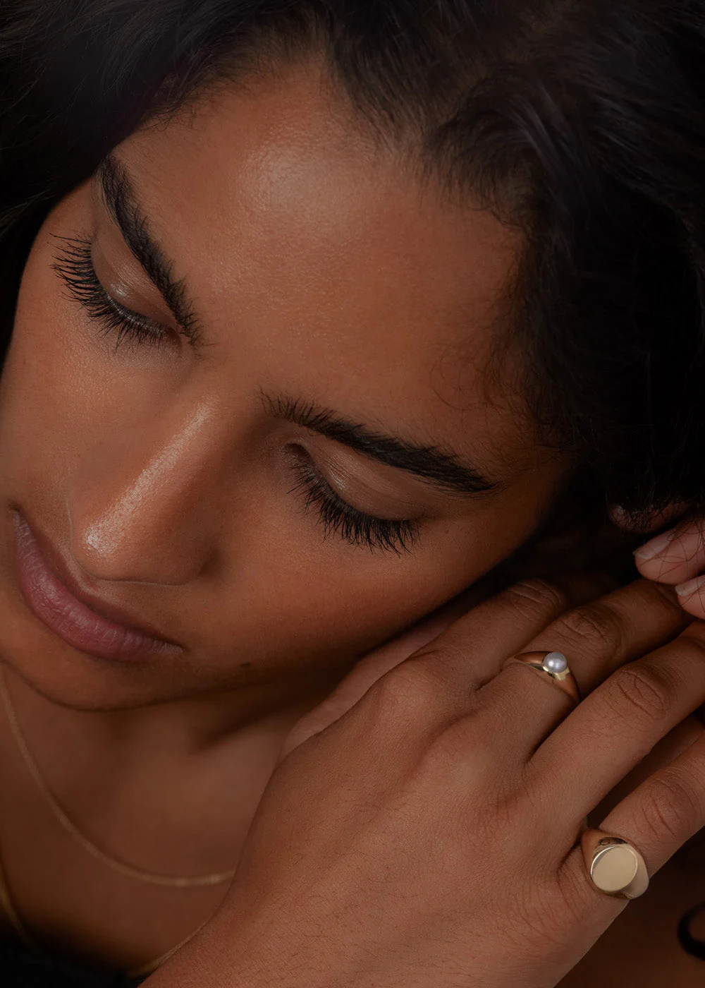 Kinn - Pearl Signet Ring - Image 4