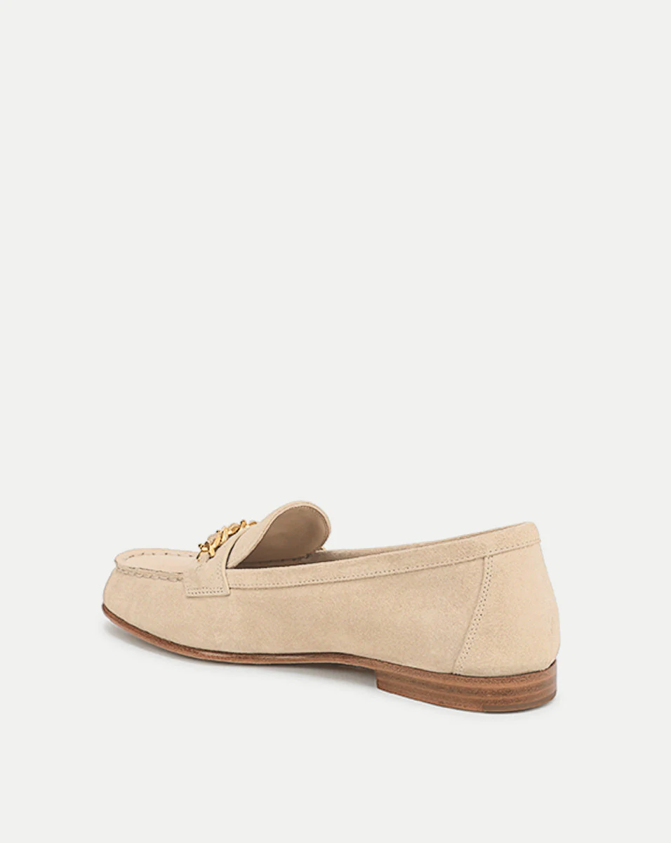 Veronica Beard - Penny Suede Chain - Link Loafer - Image 4