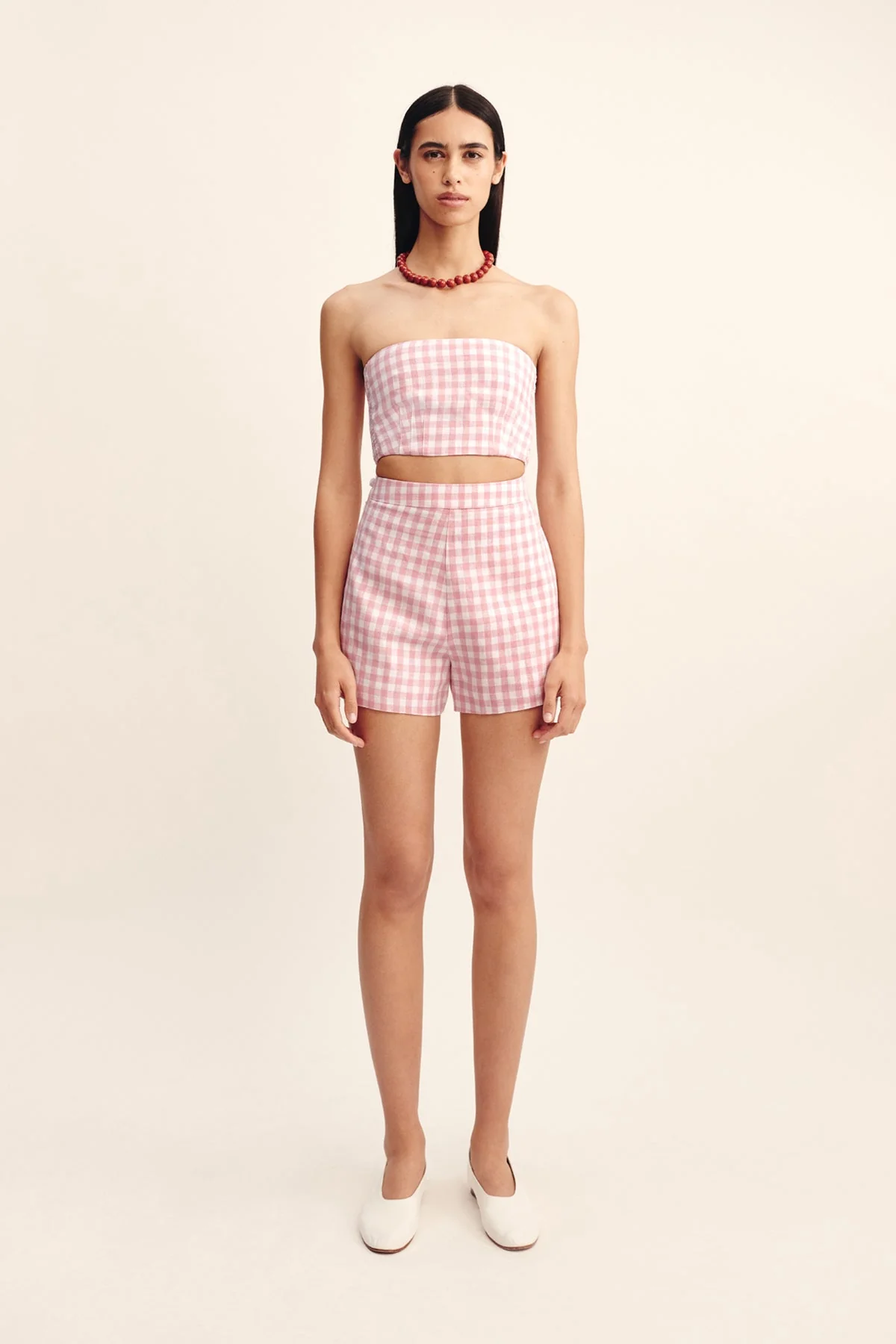 Posse - PERRI SHORT - PINK GINGHAM - Image 8