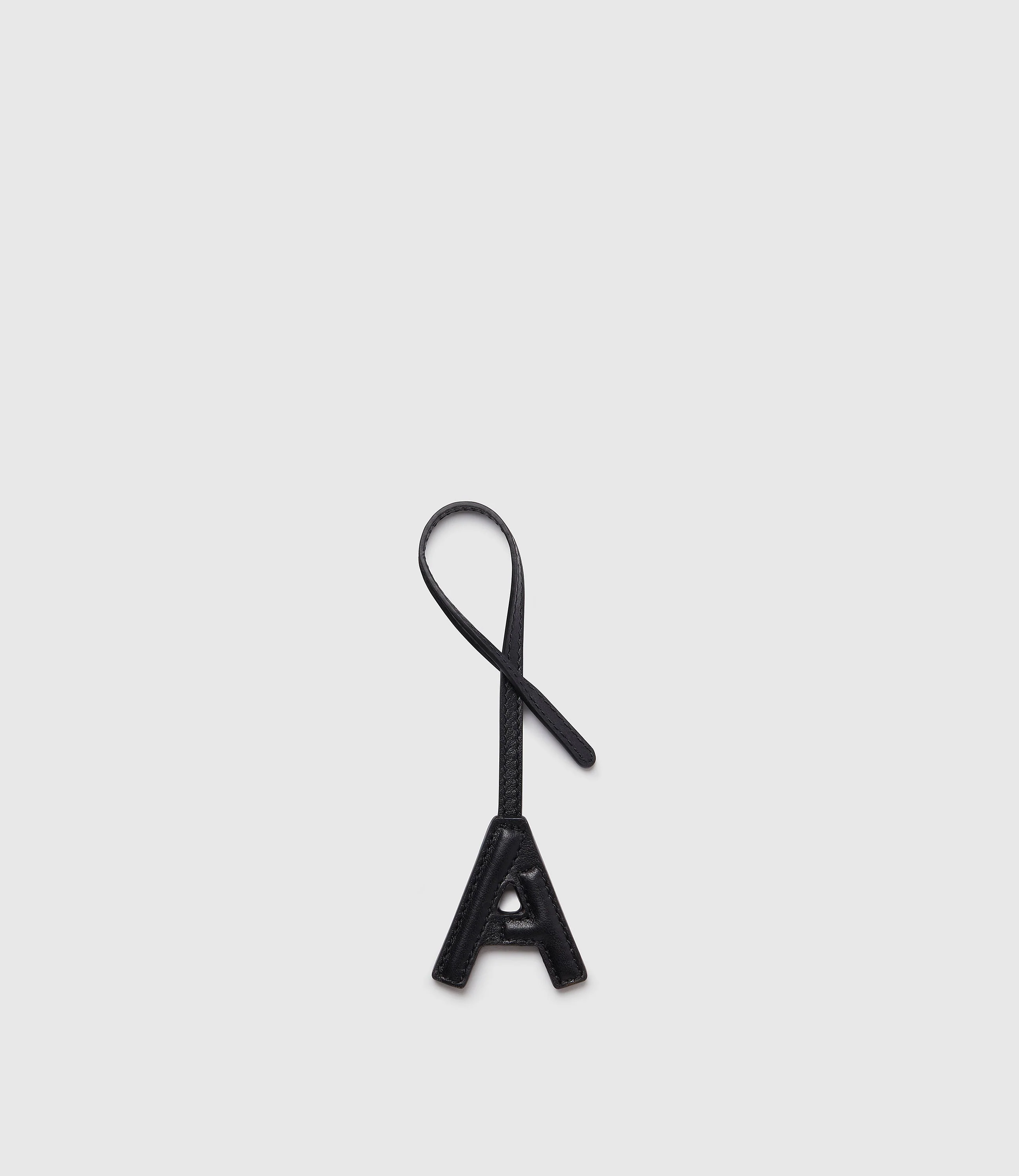 Metier - Personalisation Letter Charm Smooth Calfskin Black