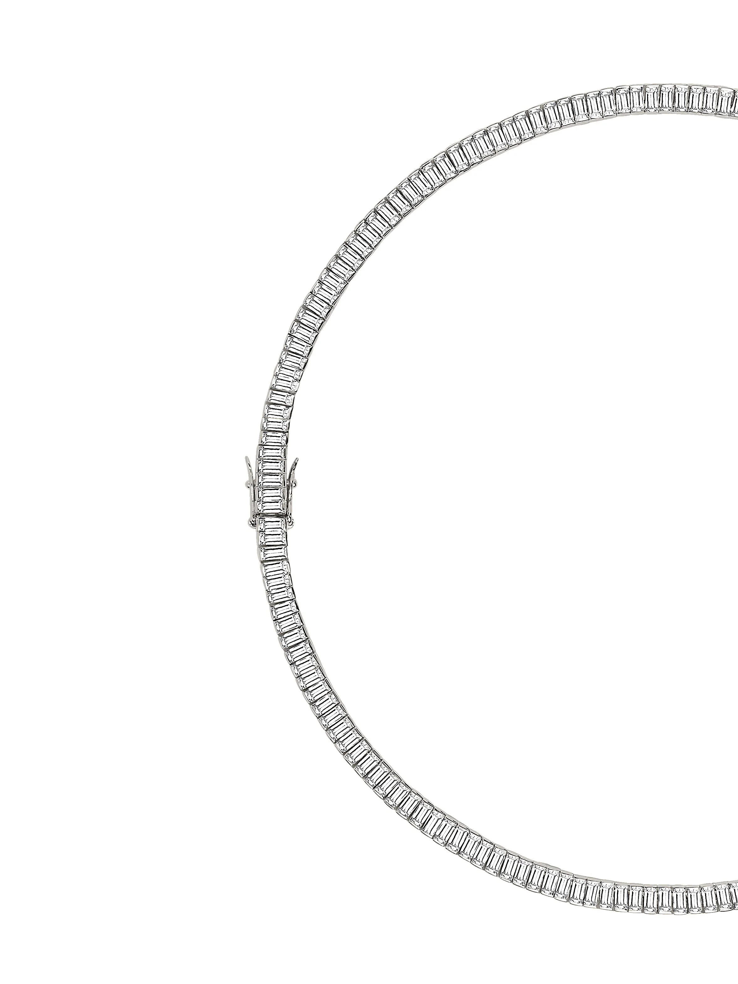 Dorsey - PETITE BESSETTE RIVIÈRE NECKLACE IN MOISSANITE - Image 2