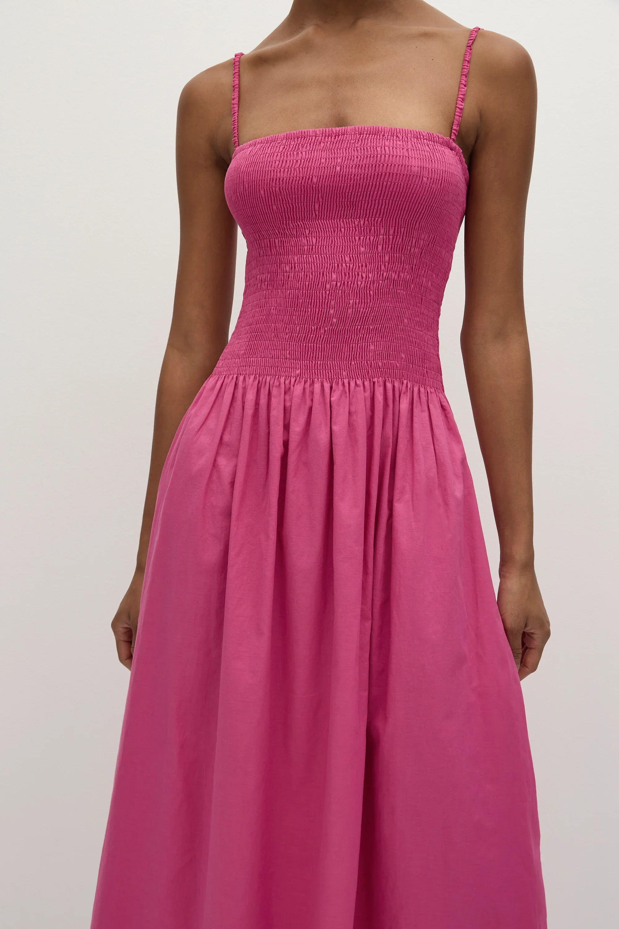 Faithfull - Phoebe Maxi Dress Cerise - Final Sale - Image 2