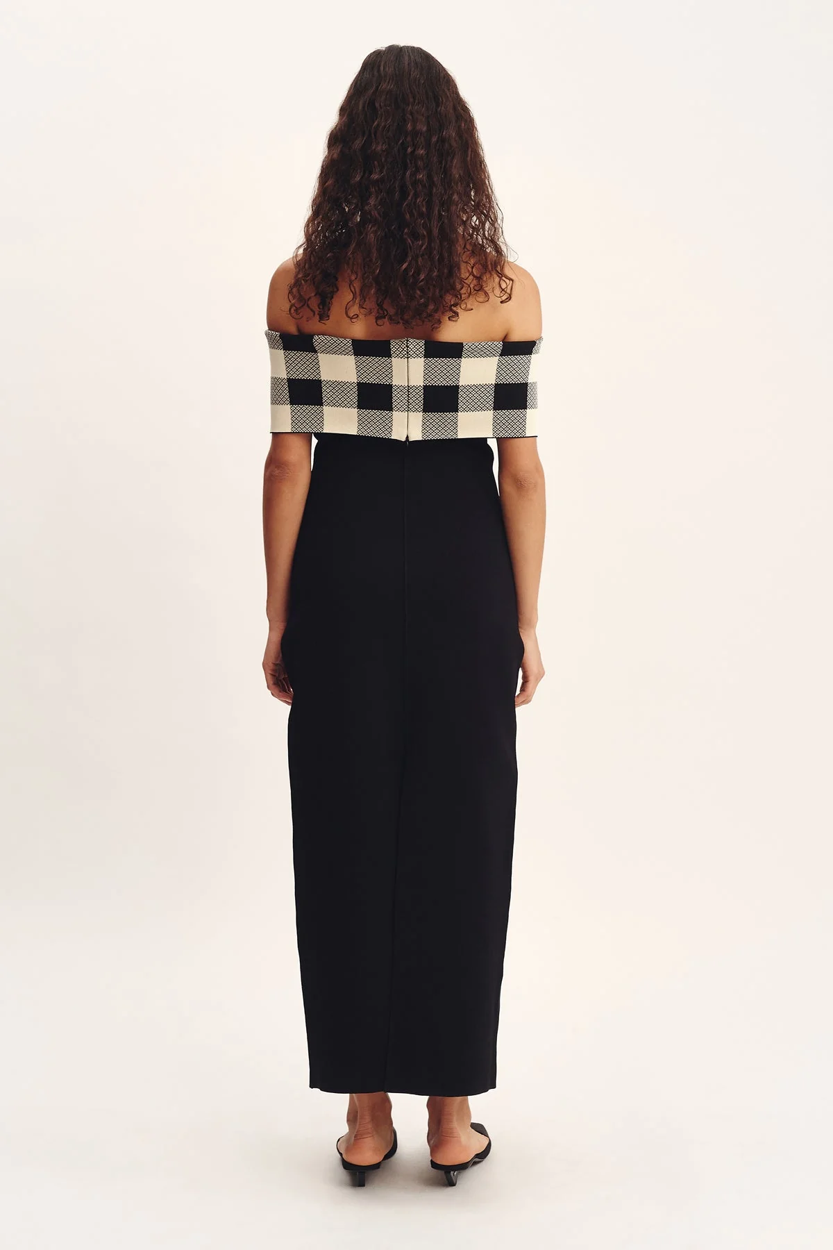 Posse - PIPPA OFF THE SHOULDER DRESS - HERITAGE PLAID - Image 4