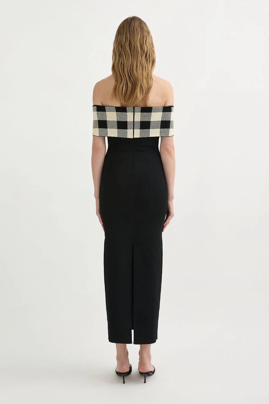 Posse - PIPPA OFF THE SHOULDER DRESS - HERITAGE PLAID - Image 9