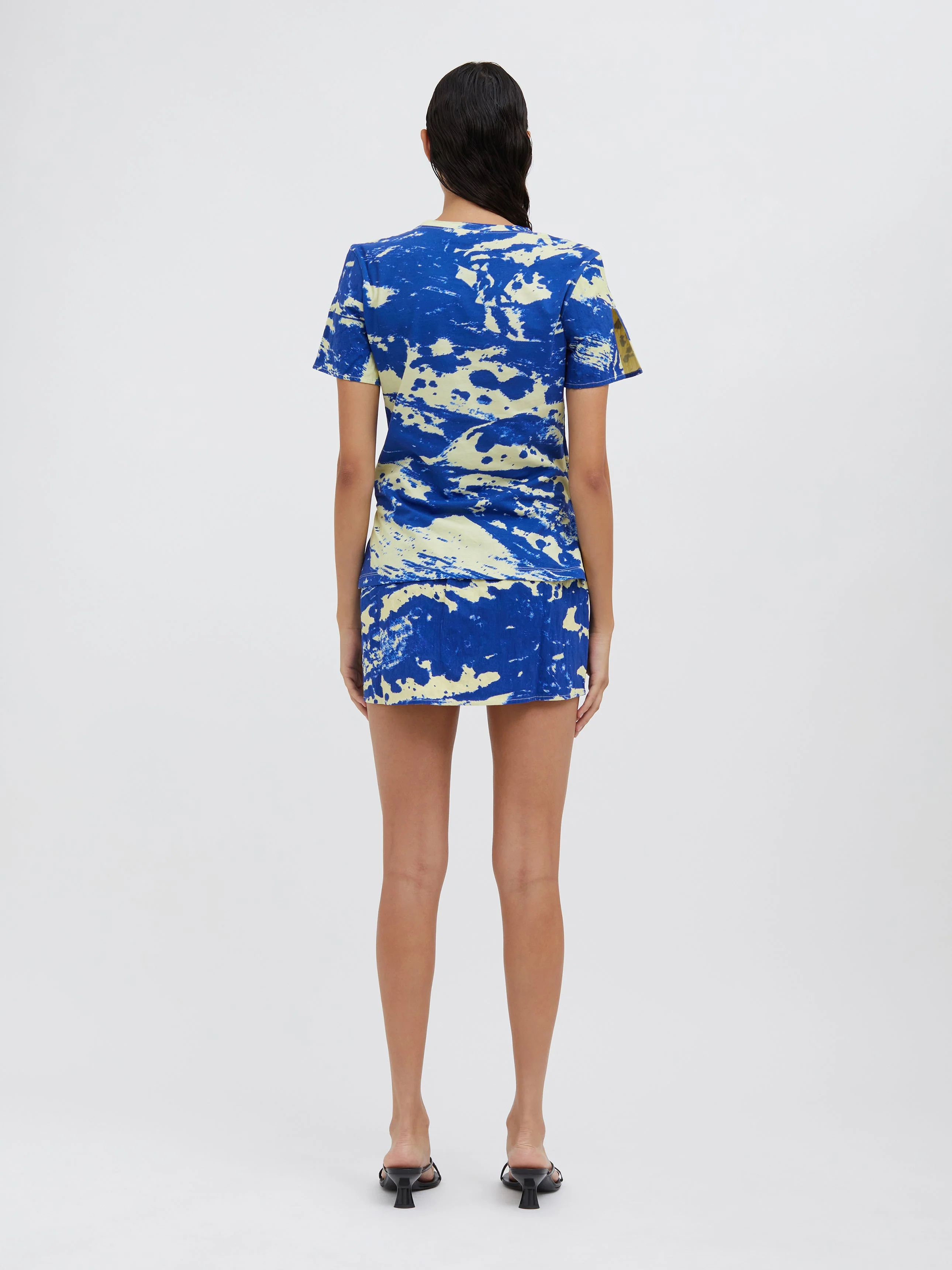 Christopher Esber - Platano Print Crushed Micro Skirt - Image 4