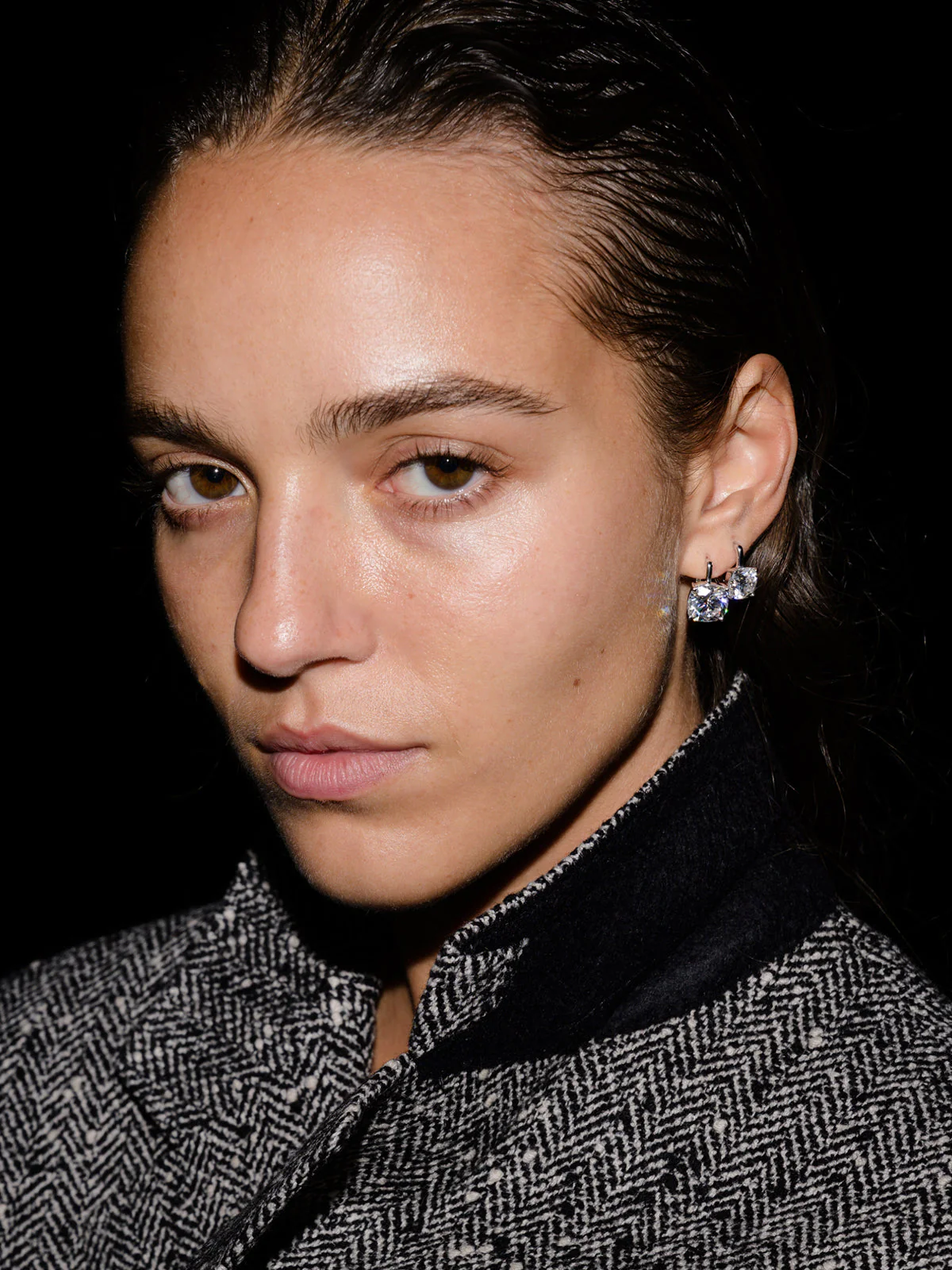 Dorsey - PORTER CUSHION - CUT EARRINGS IN MOISSANITE - Image 3