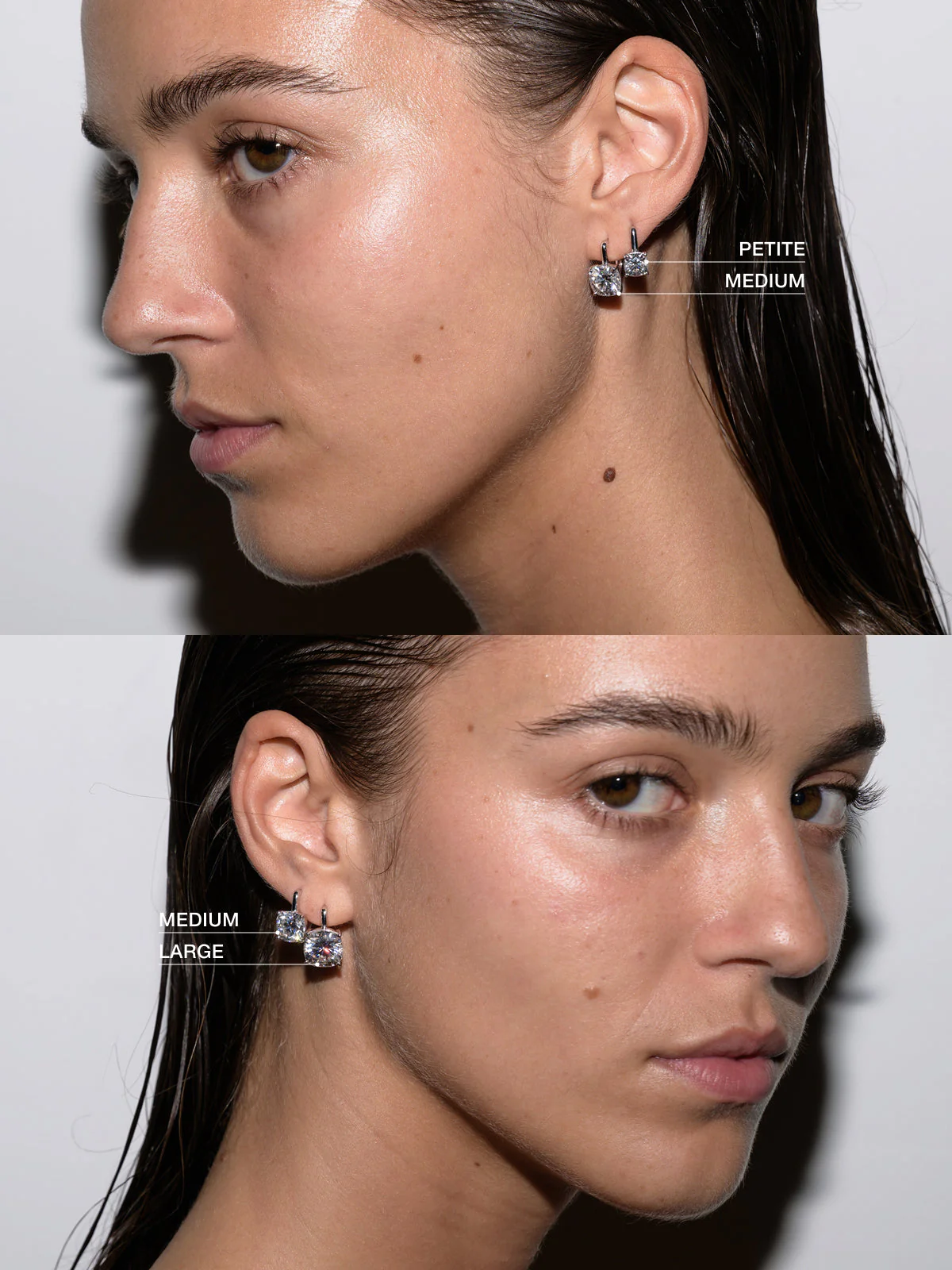 Dorsey - PORTER CUSHION - CUT EARRINGS IN MOISSANITE - Image 4