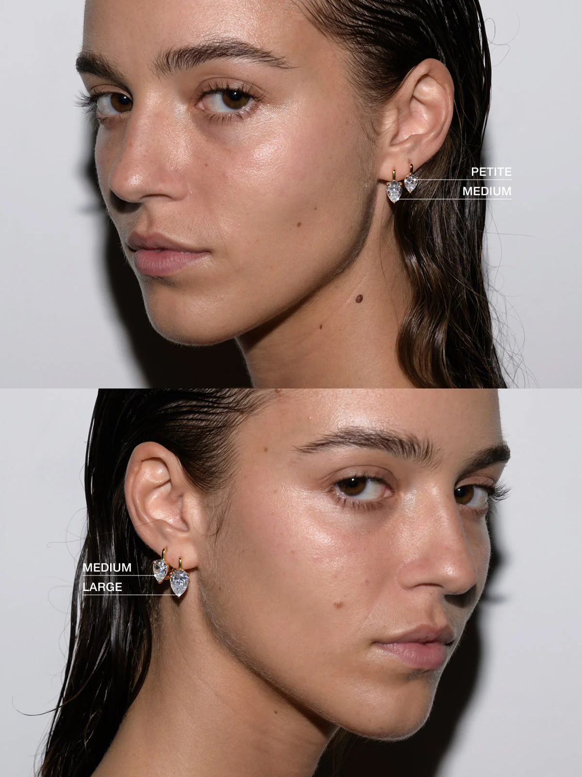 Dorsey - PORTER PEAR - CUT EARRINGS IN MOISSANITE - Image 3