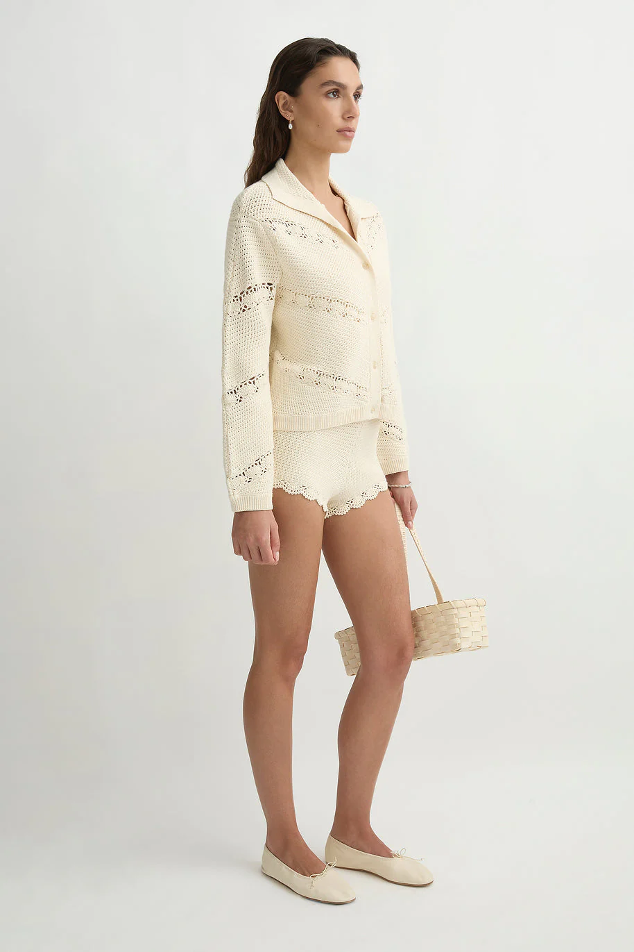 Posse - DYLAN CARDIGAN - PEARL - Image 4