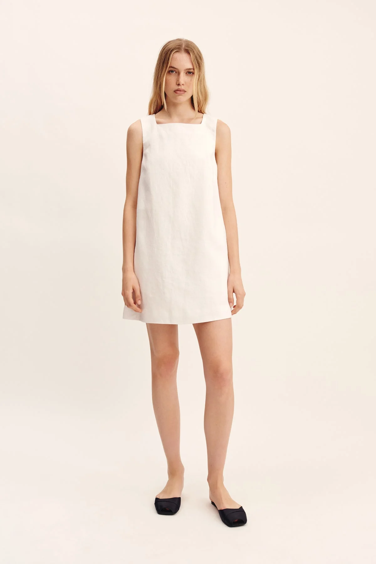 Posse - EMMA SHIFT DRESS - IVORY