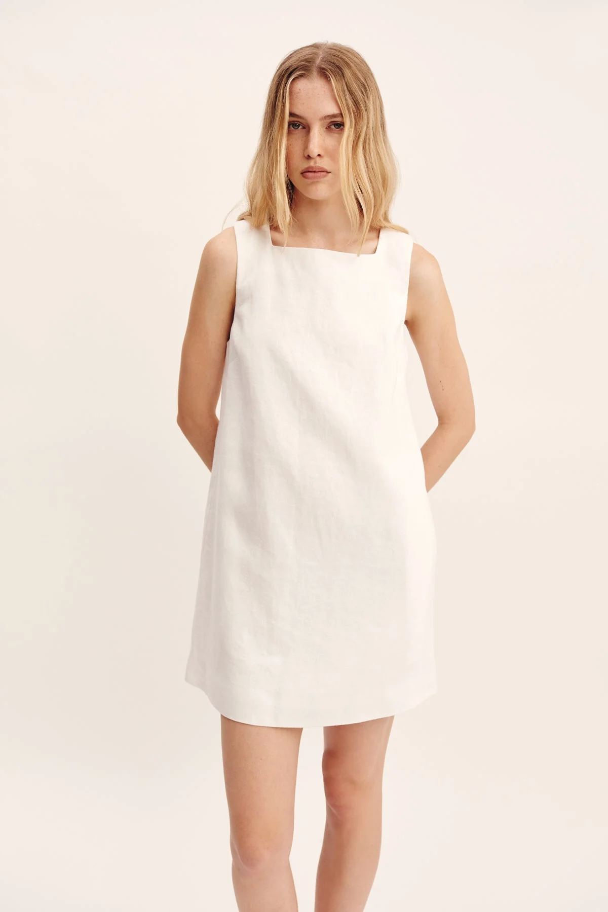 Posse - EMMA SHIFT DRESS - IVORY - Image 6