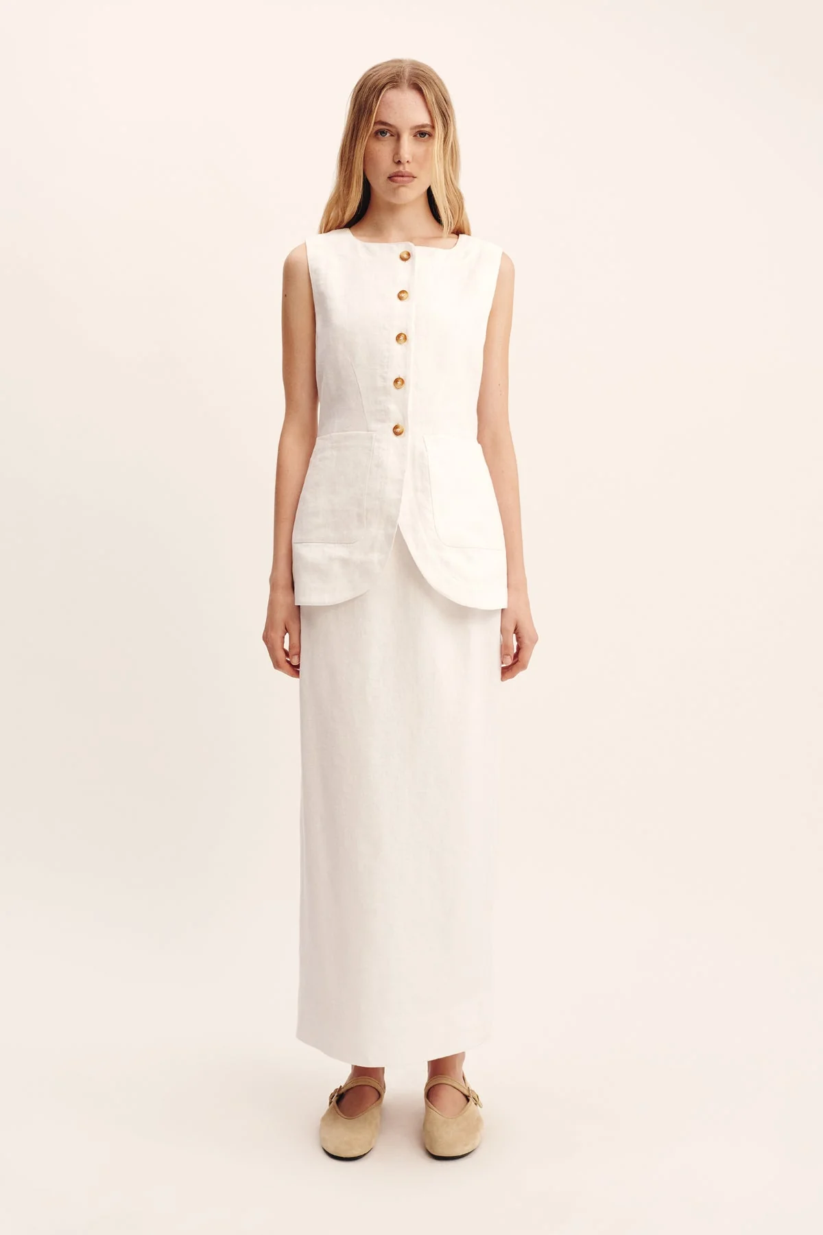 Posse - EMMA VEST - IVORY - Image 6