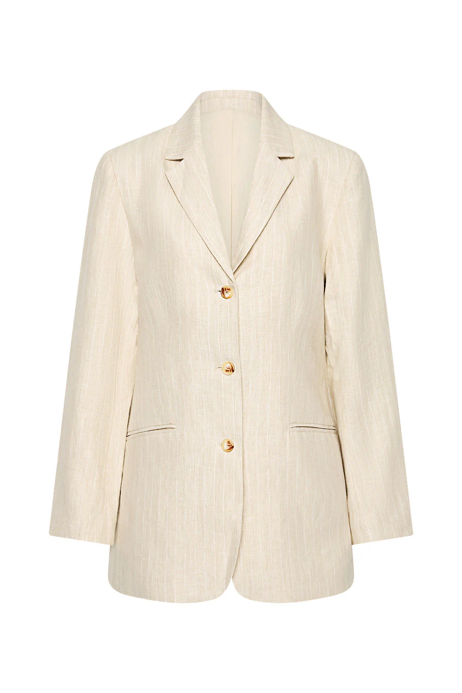 Posse - LEON BLAZER - BEIGE PINSTRIPE - Image 9