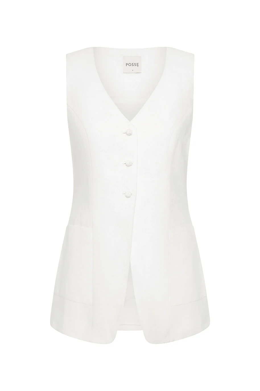 Posse - LORENZO TAILORED VEST - IVORY - Image 12