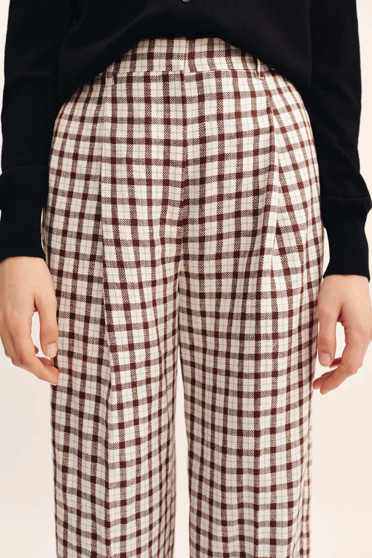 Posse - MACKENZIE TROUSER - CHOCOLATE PLAID - Image 6