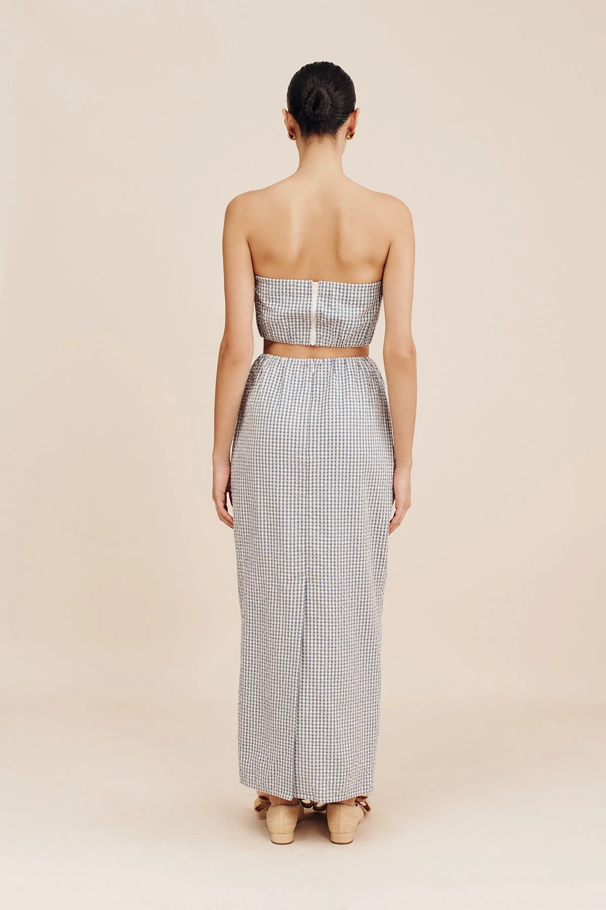 Posse - MIRA SKIRT - BLUE GINGHAM - Image 10