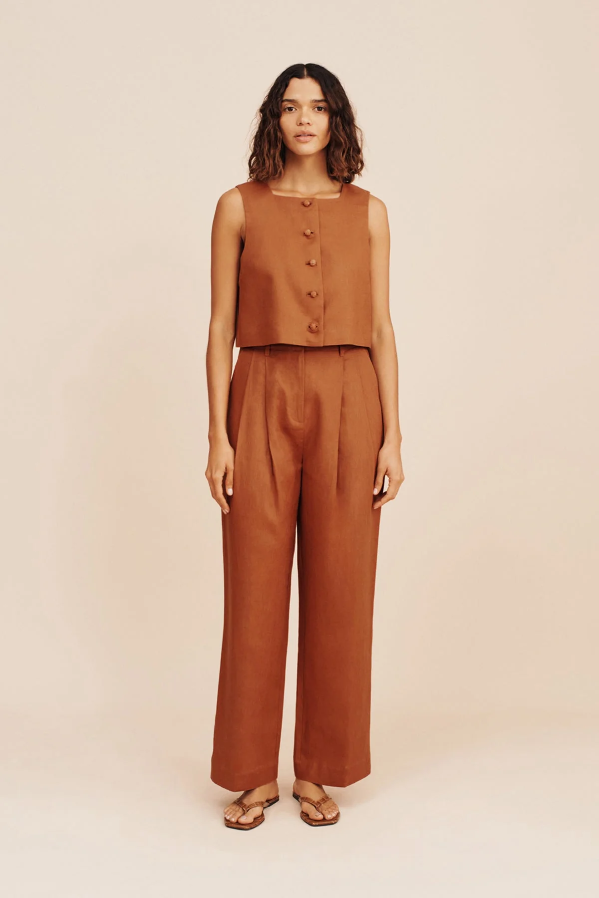 Posse - NANCY TROUSER - CHESTNUT - Image 7