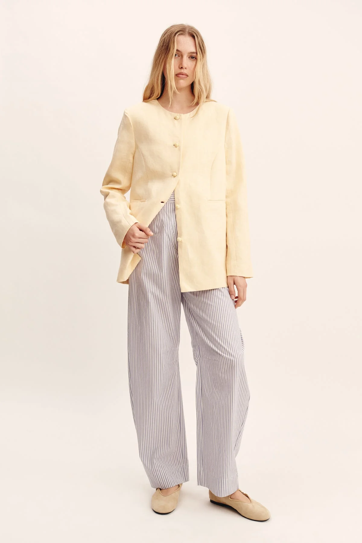 Posse - PACO TROUSER - BLUE STRIPE - Image 5