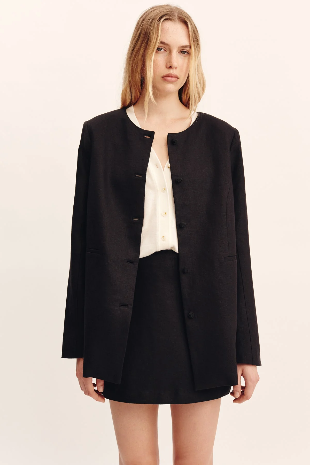 Posse - RIO SHIFT JACKET - BLACK - Image 4