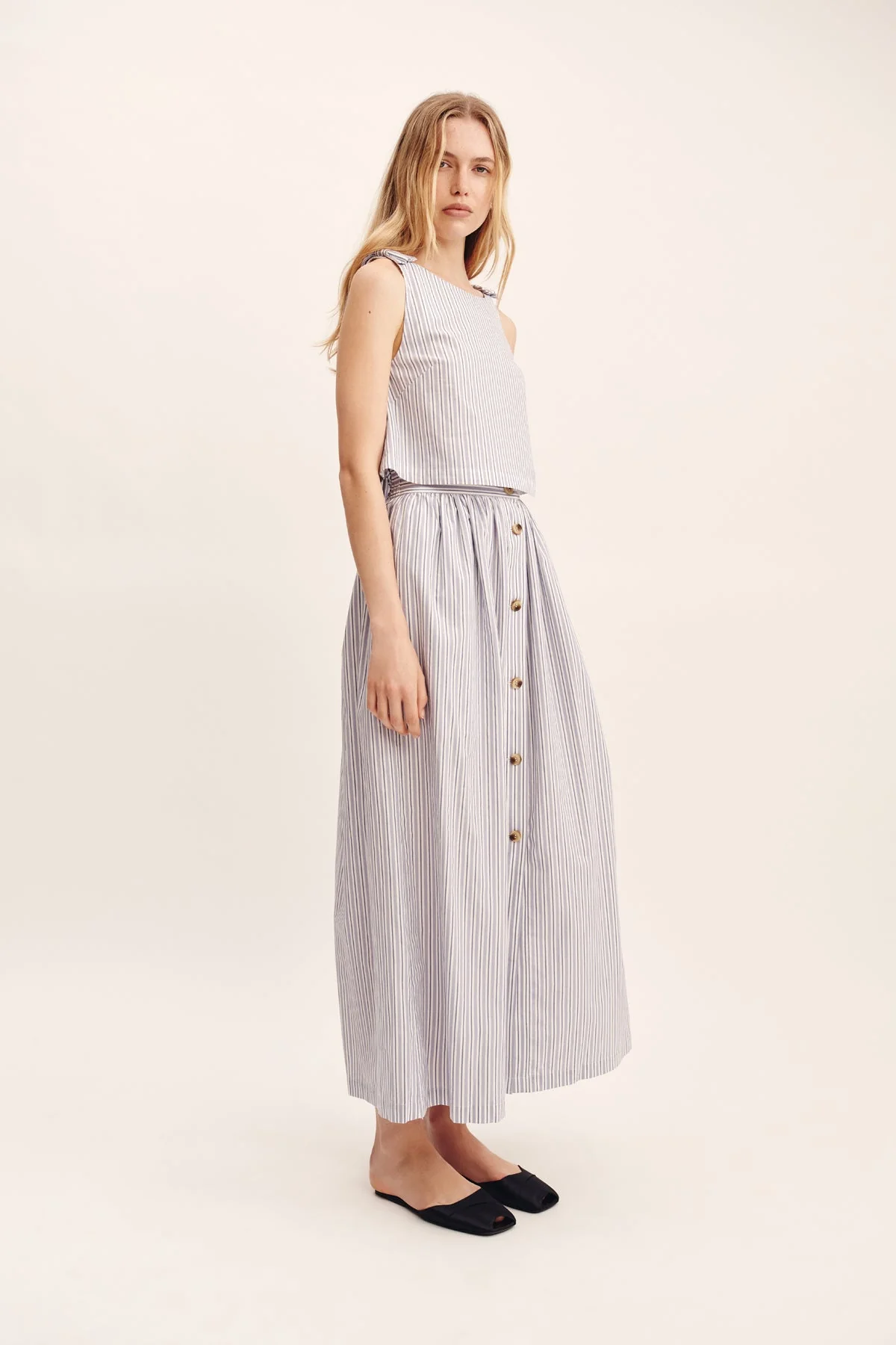 Posse - ROMEO TOP - BLUE STRIPE - Image 10
