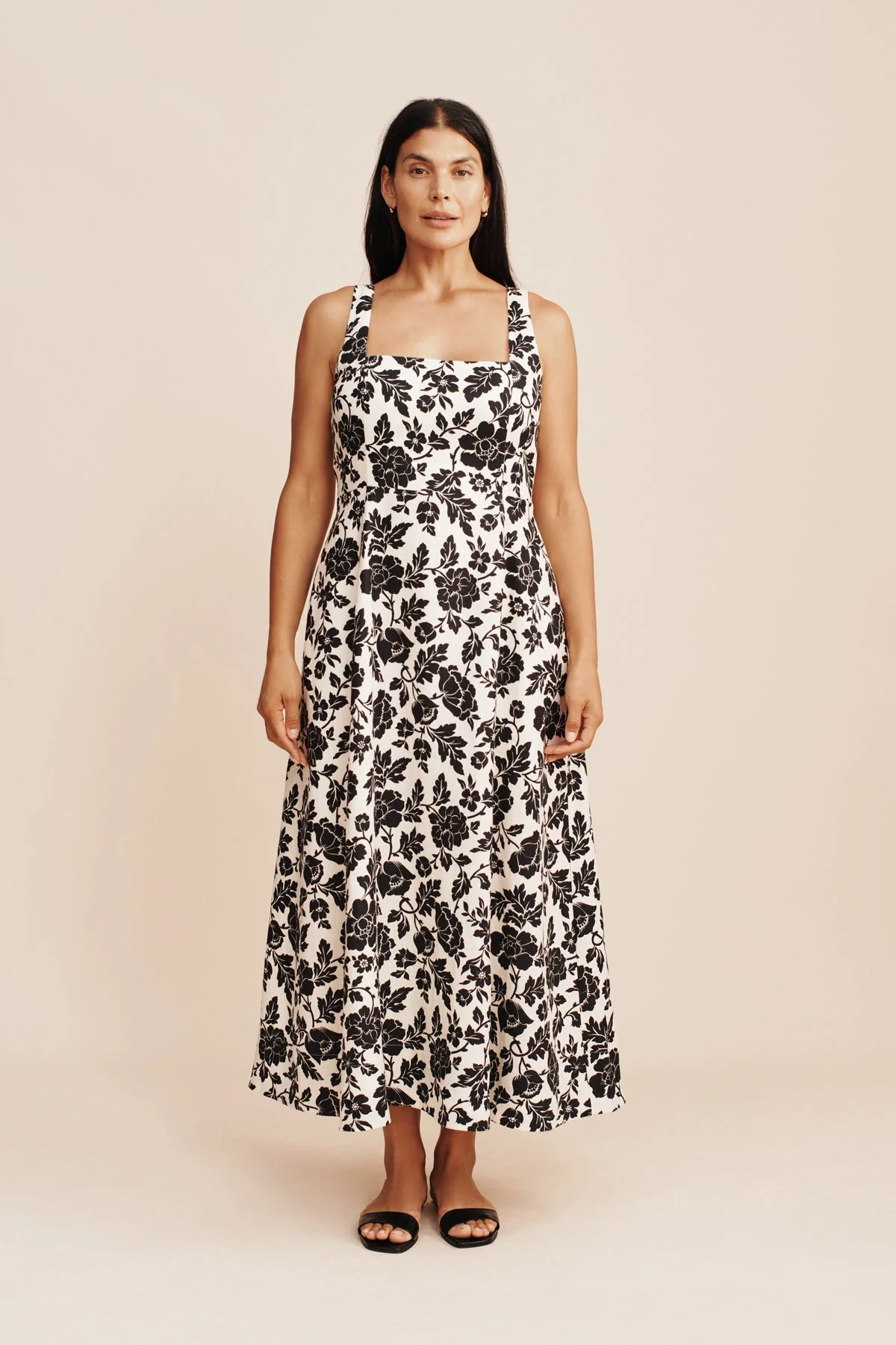 Posse - SKYLA DRESS - NOIR BLOOM