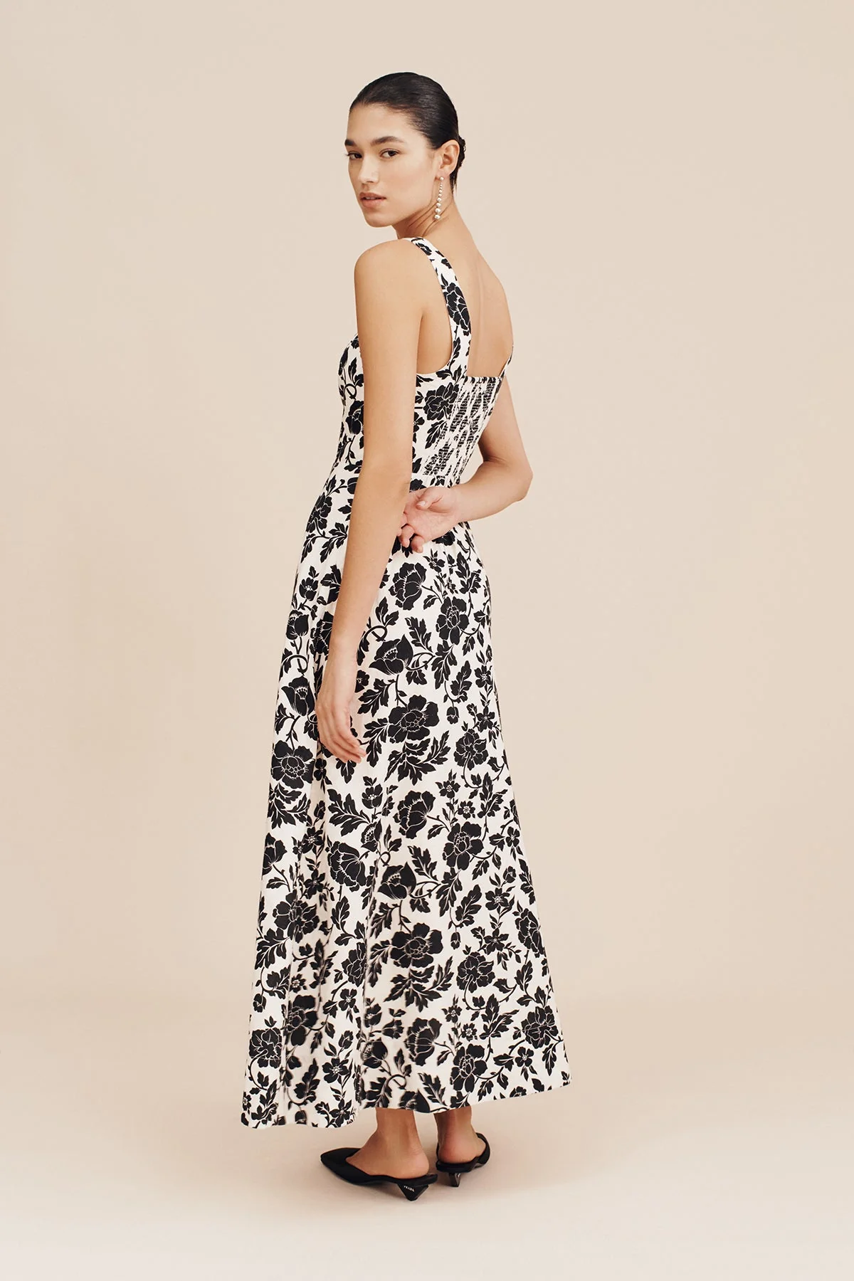 Posse - SKYLA DRESS - NOIR BLOOM - Image 6