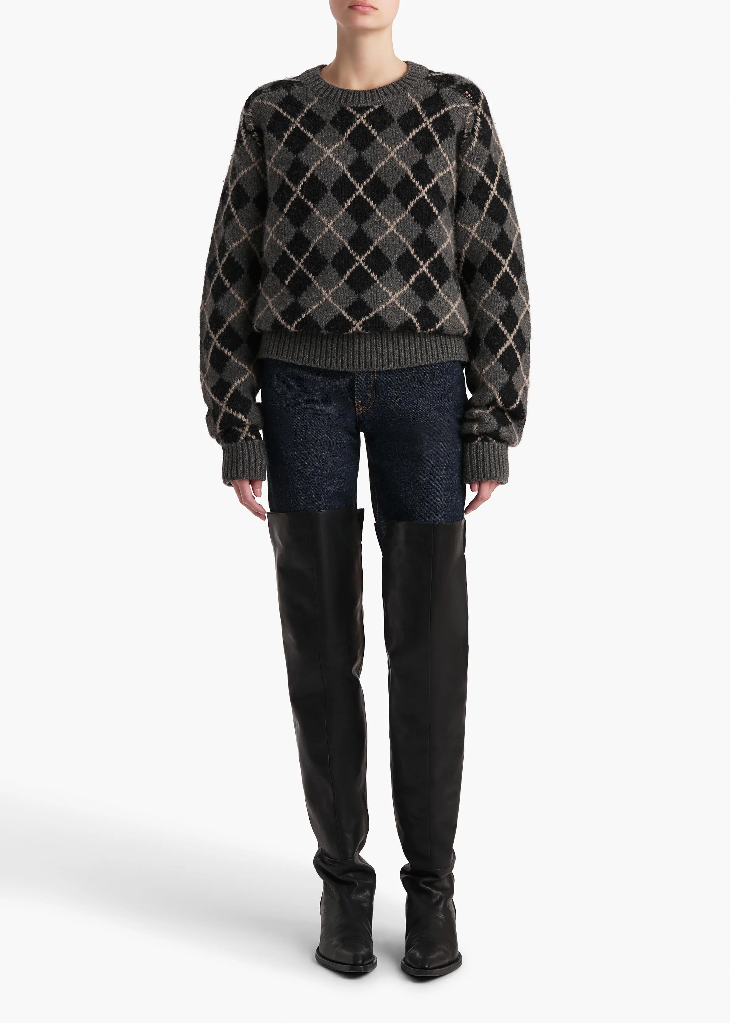 Khaite - Pratt Sweater in Stone Multi - Image 2