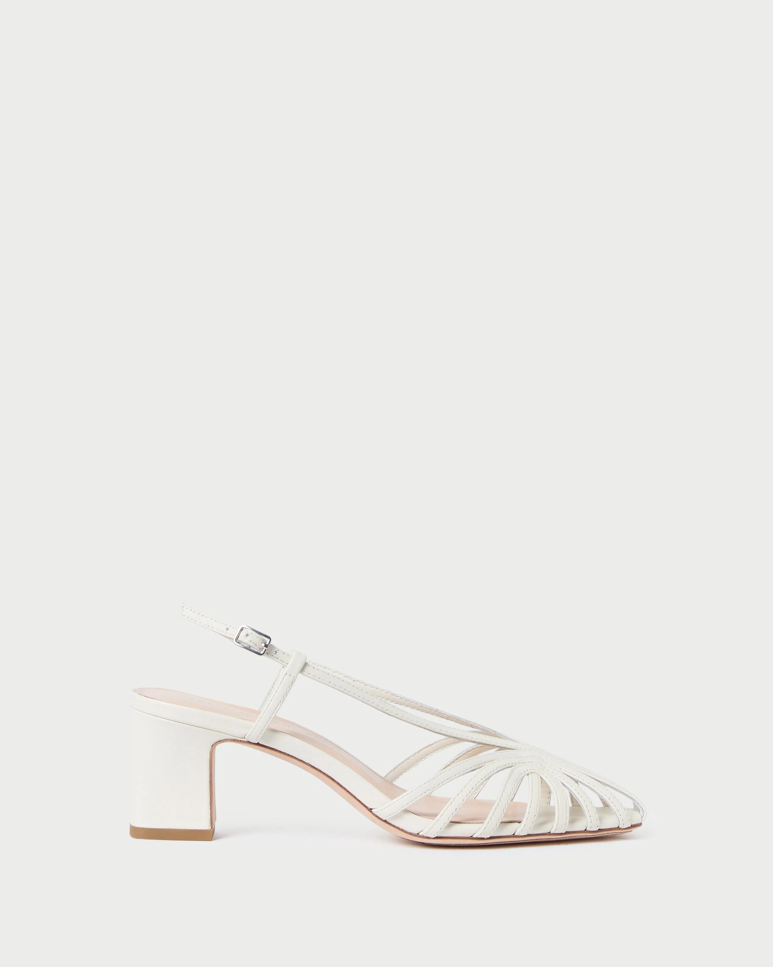 Loeffler Randall - Priscilla Cream Heeled Sandal