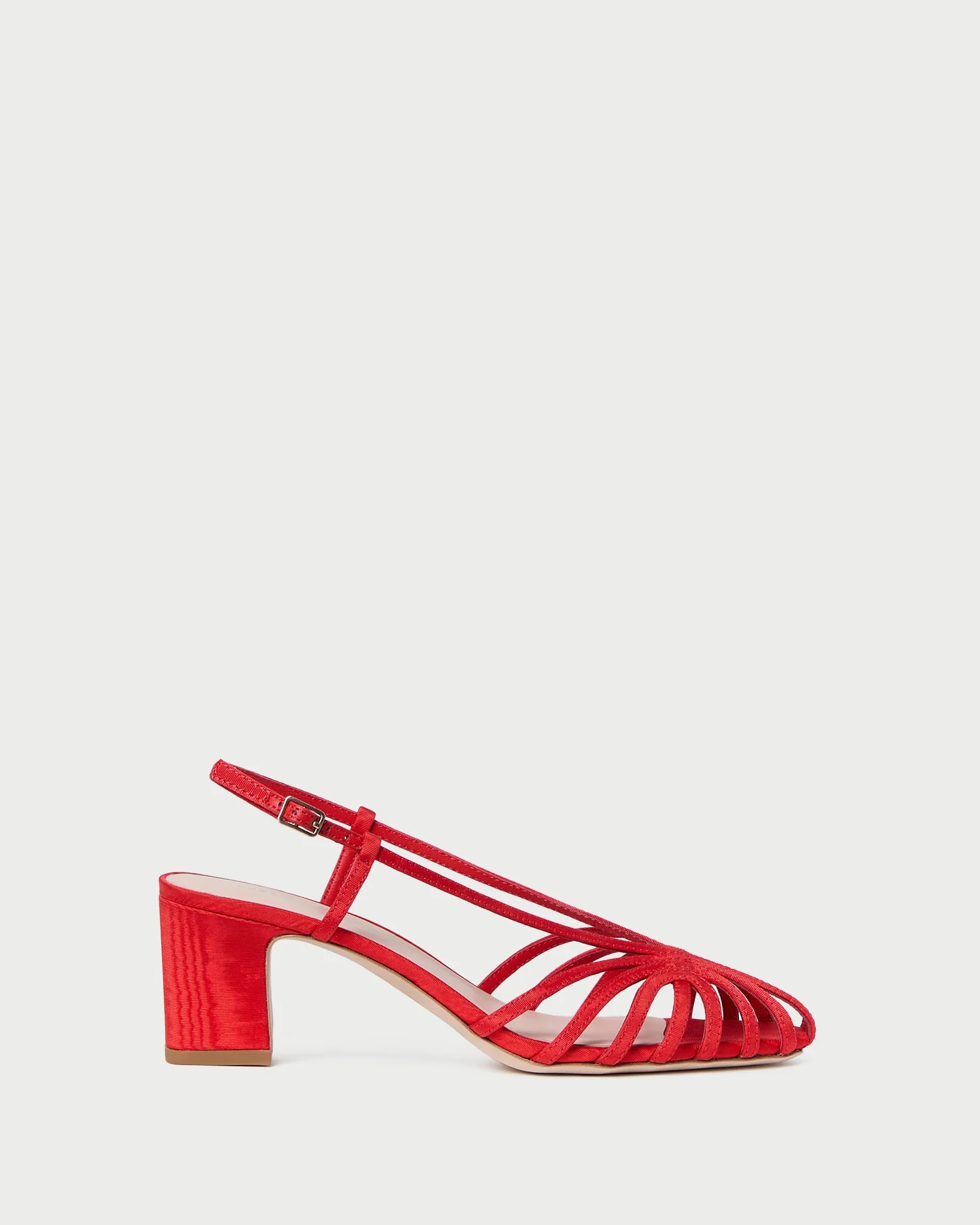 Loeffler Randall - Priscilla Red Moiré Heeled Sandal