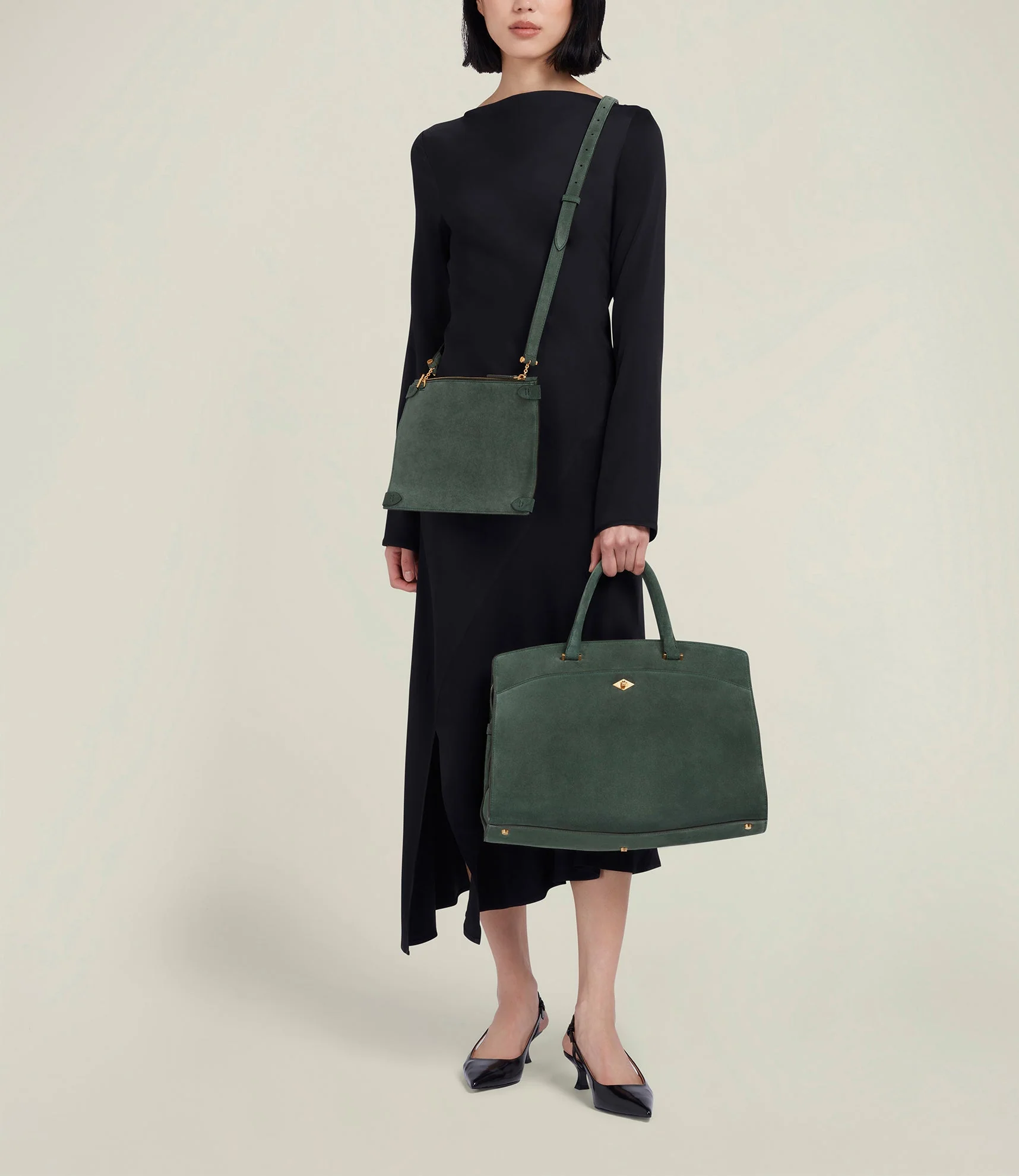 Metier - Private Eye Large Suede Emerald - Image 6