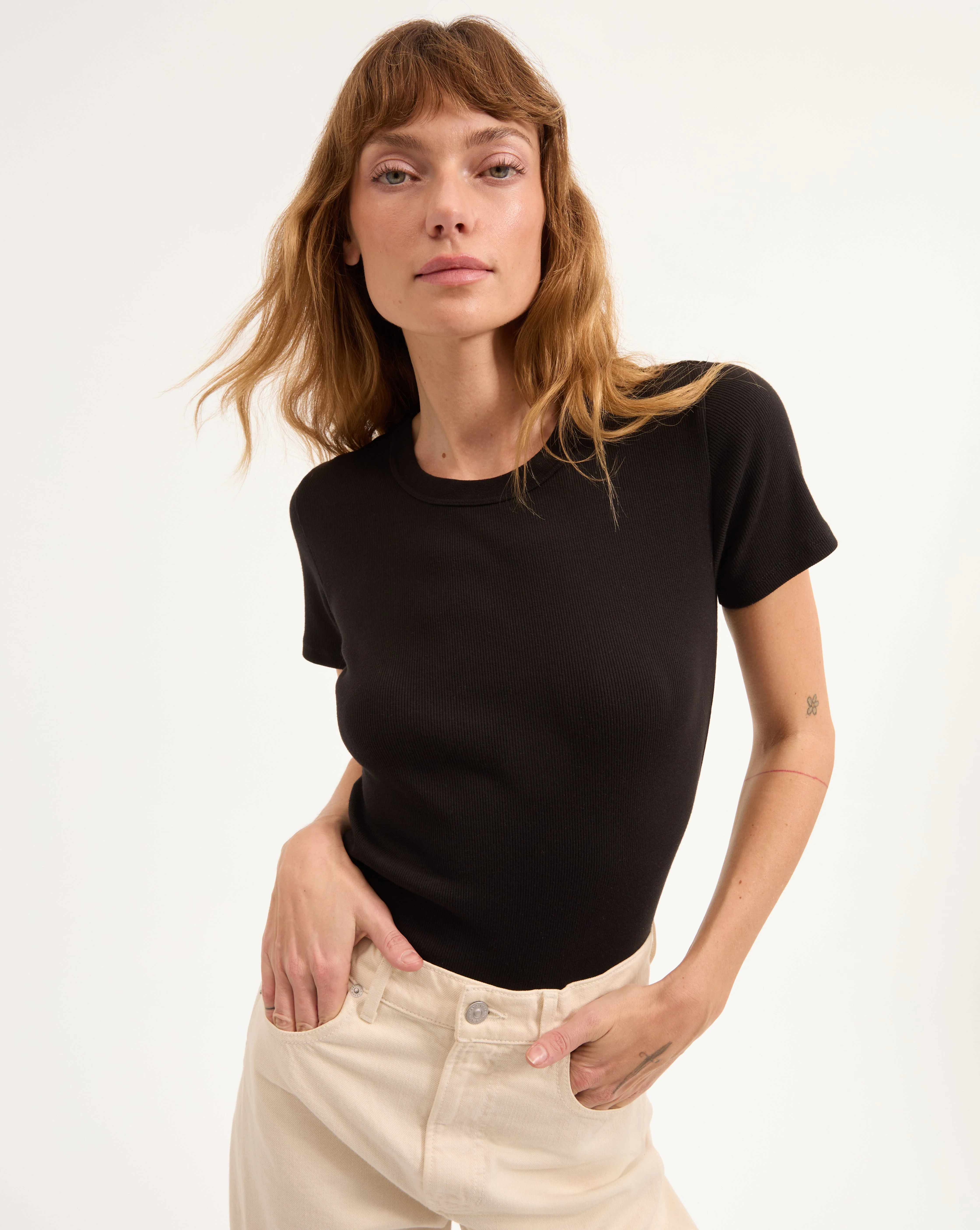 Veronica Beard - Pruitt Ribbed T - Shirt