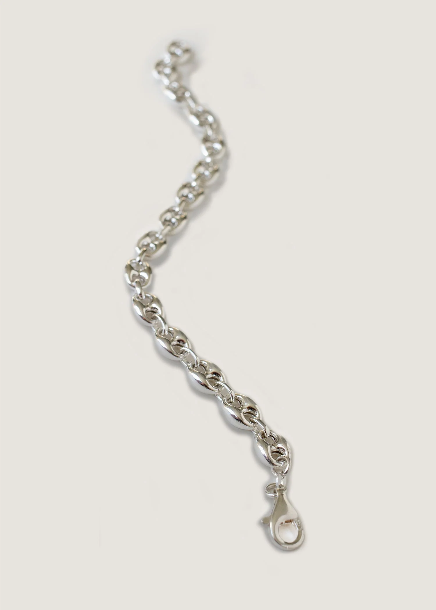 Kinn - Puffed Mariner Chain Bracelet Silver - Image 6