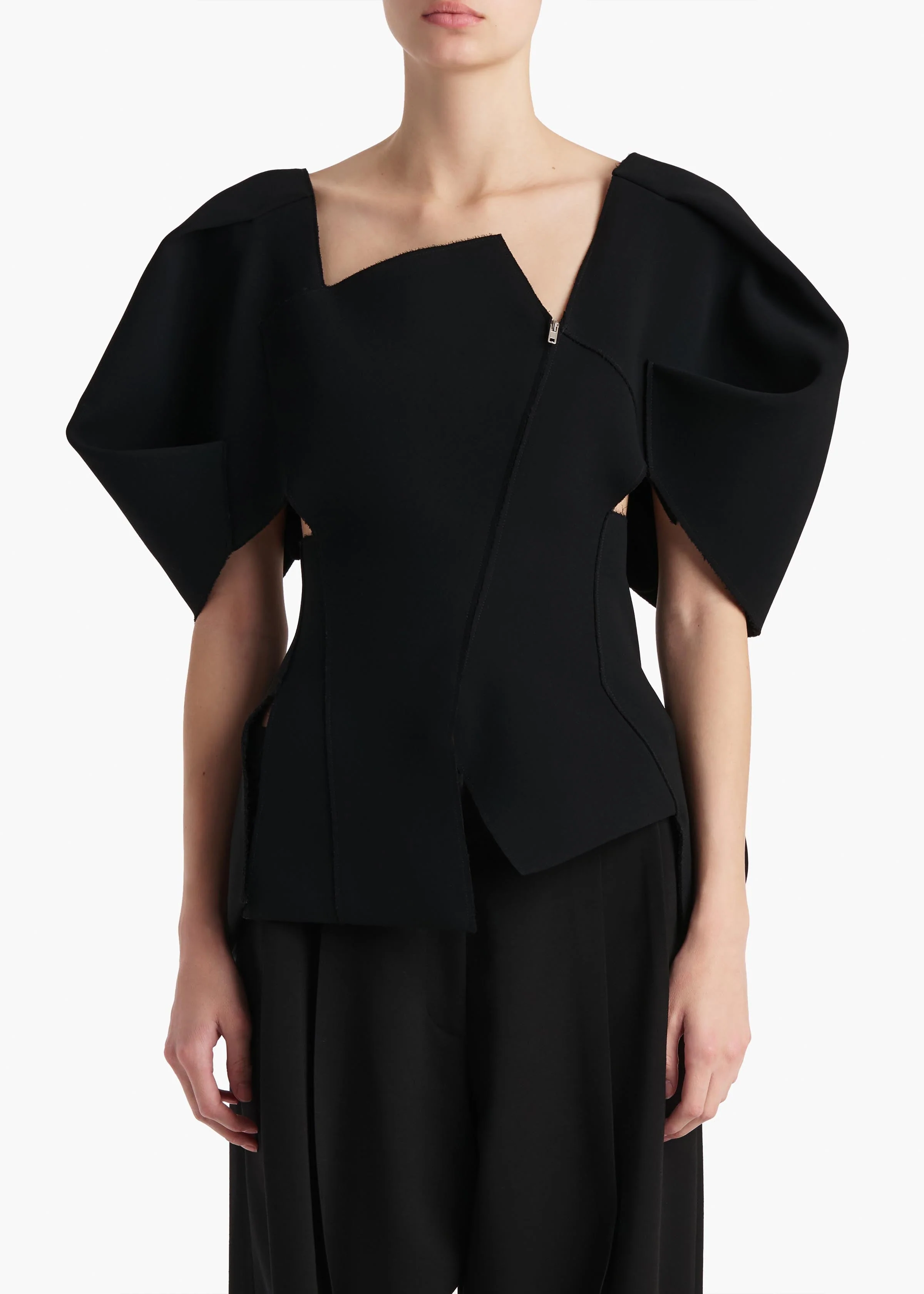 Khaite - Quan Top in Black - Image 3