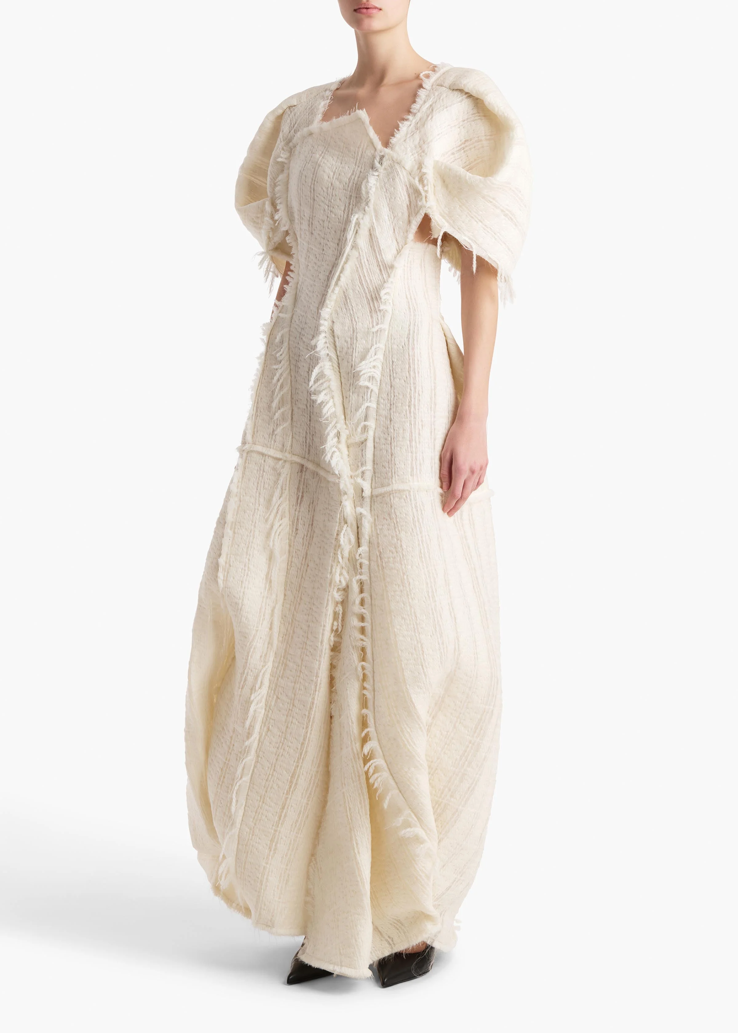 Khaite - Quintin Dress in Ivory - Image 10