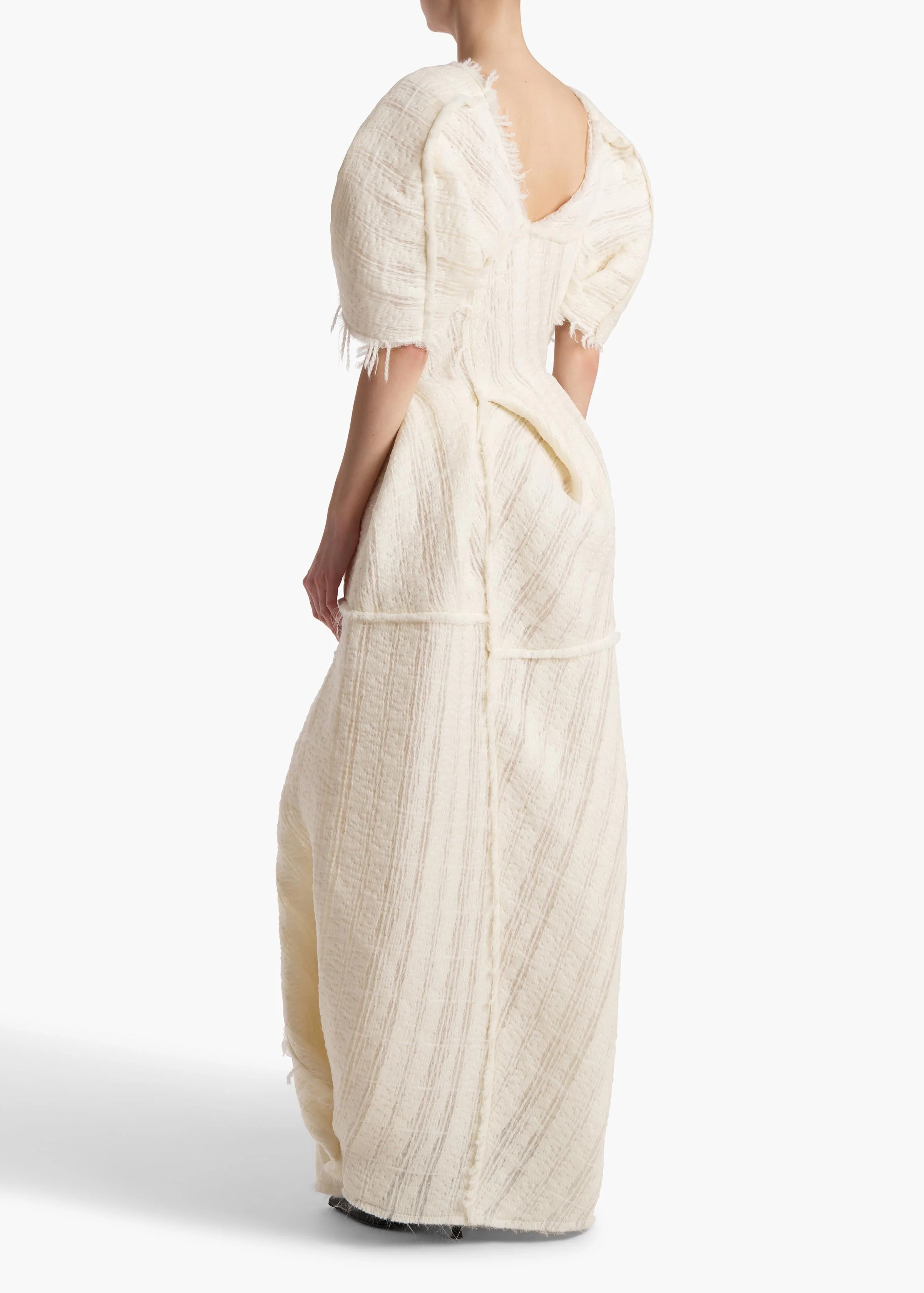 Khaite - Quintin Dress in Ivory - Image 12