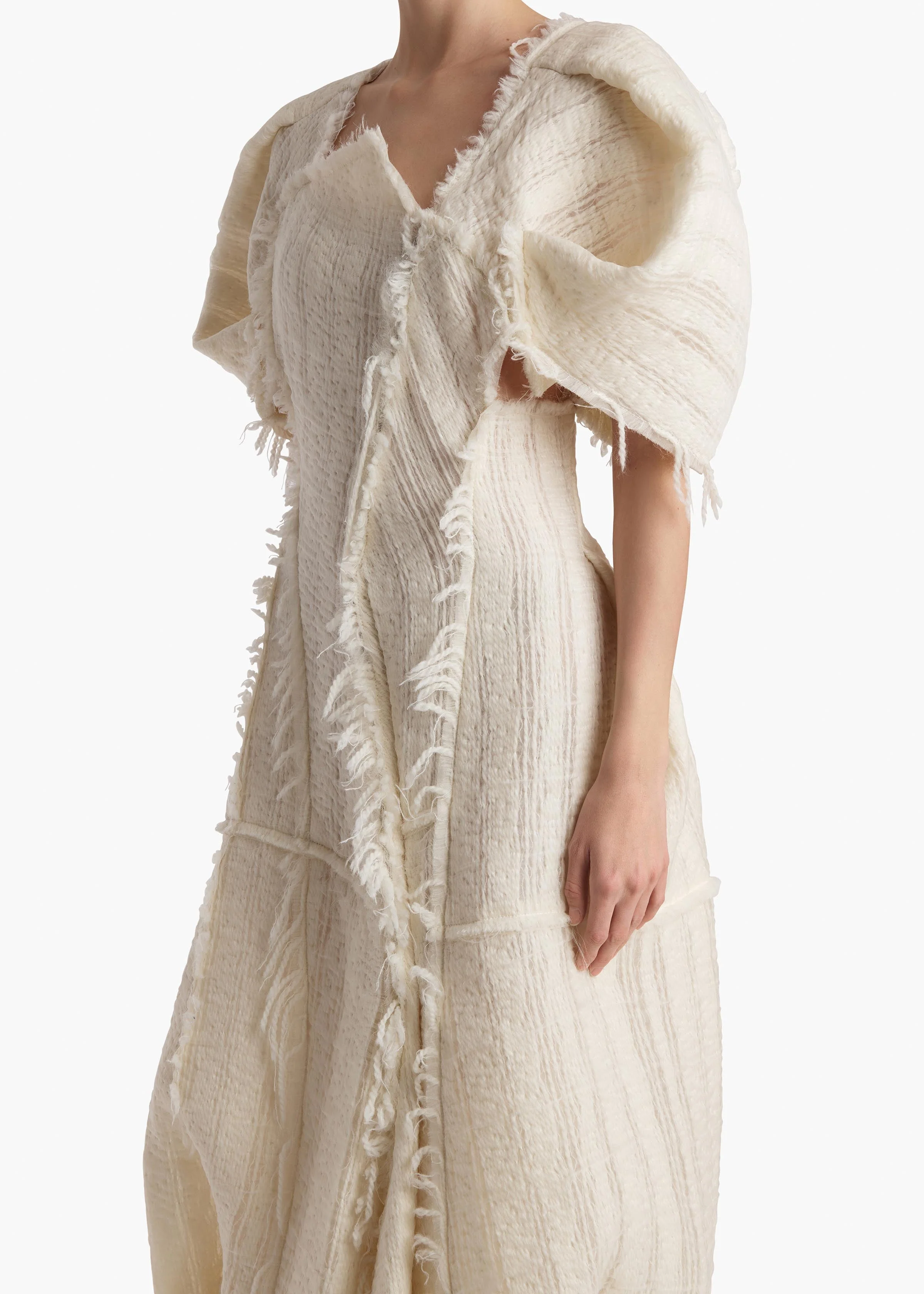 Khaite - Quintin Dress in Ivory - Image 13